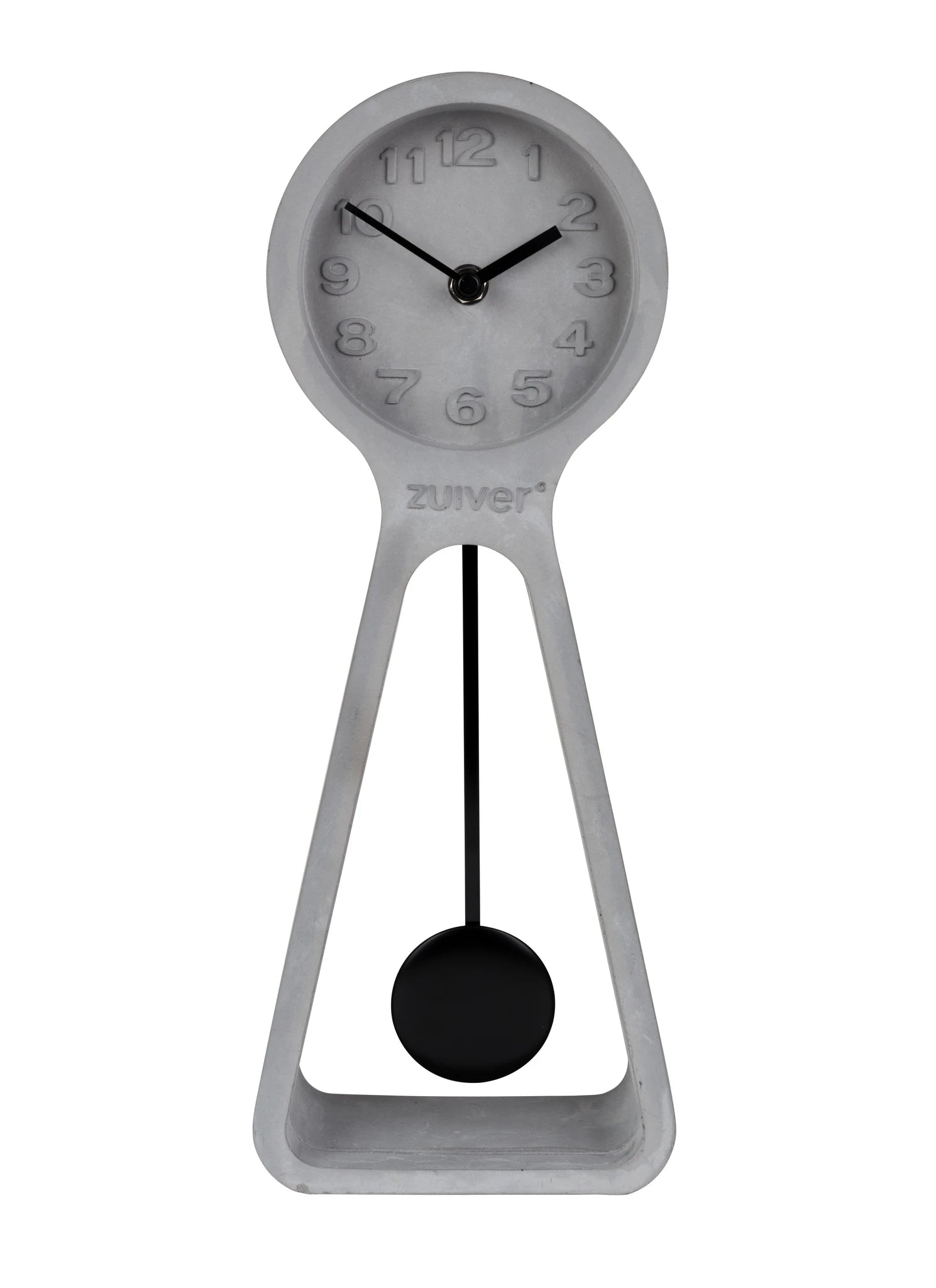 Zuiver Pendulum Time Grey Concrete Clock