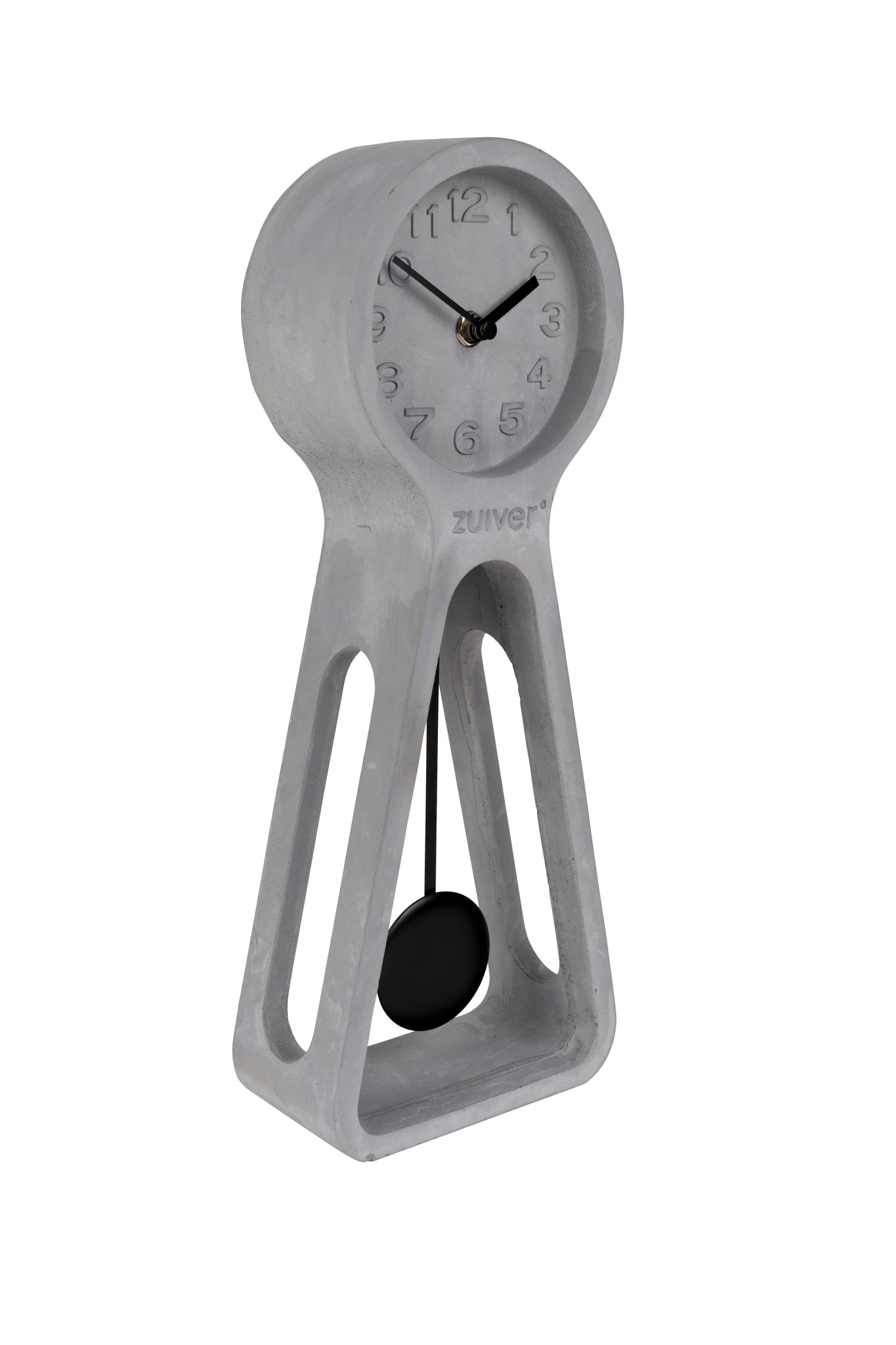 Zuiver Pendulum Time Grey Concrete Clock