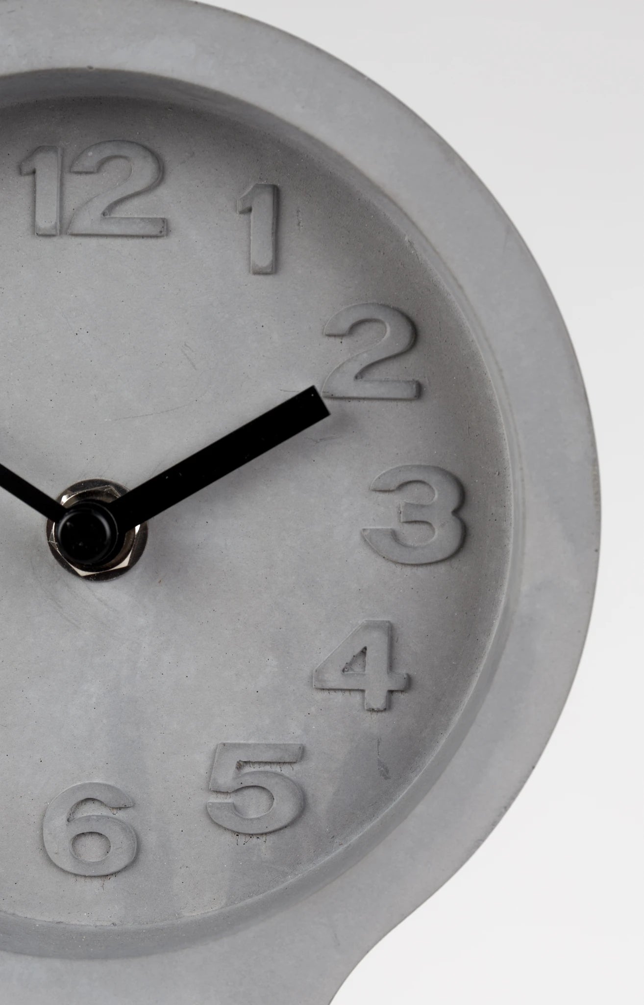 Zuiver Pendulum Time Grey Concrete Clock