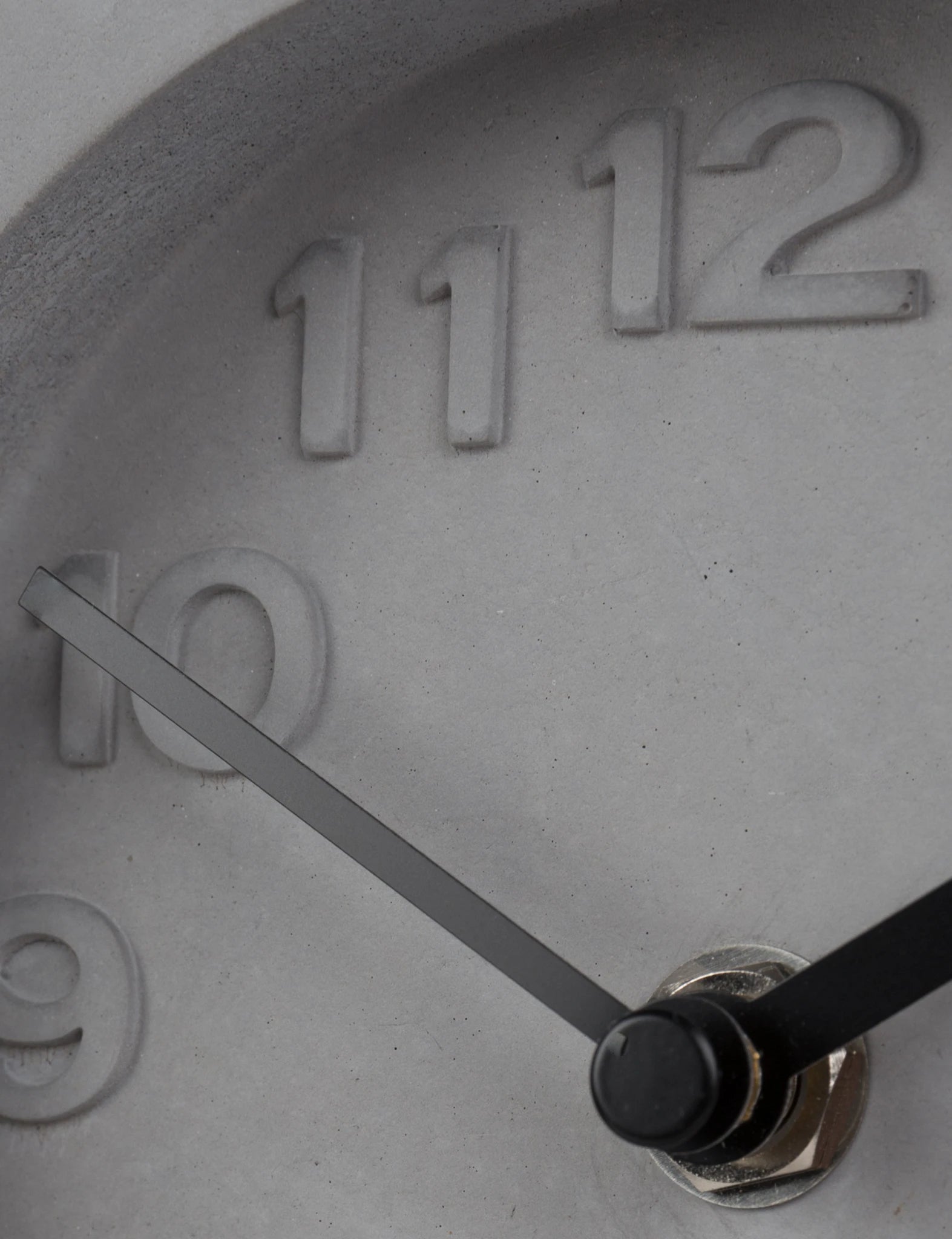 Zuiver Pendulum Time Grey Concrete Clock