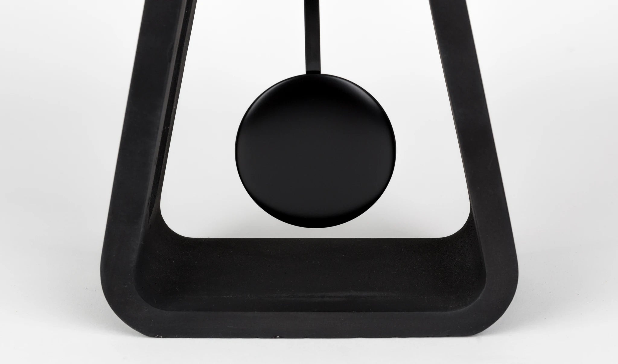 Zuiver Pendulum Time All Black Concrete Clock