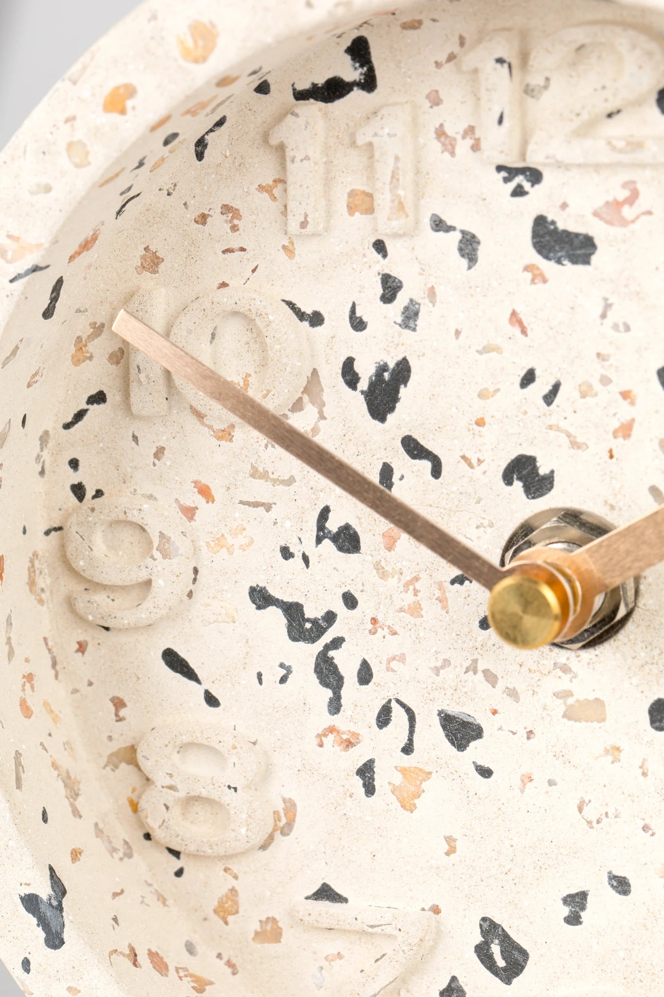 Zuiver Pendulum Time White Multicolour Terrazzo Clock