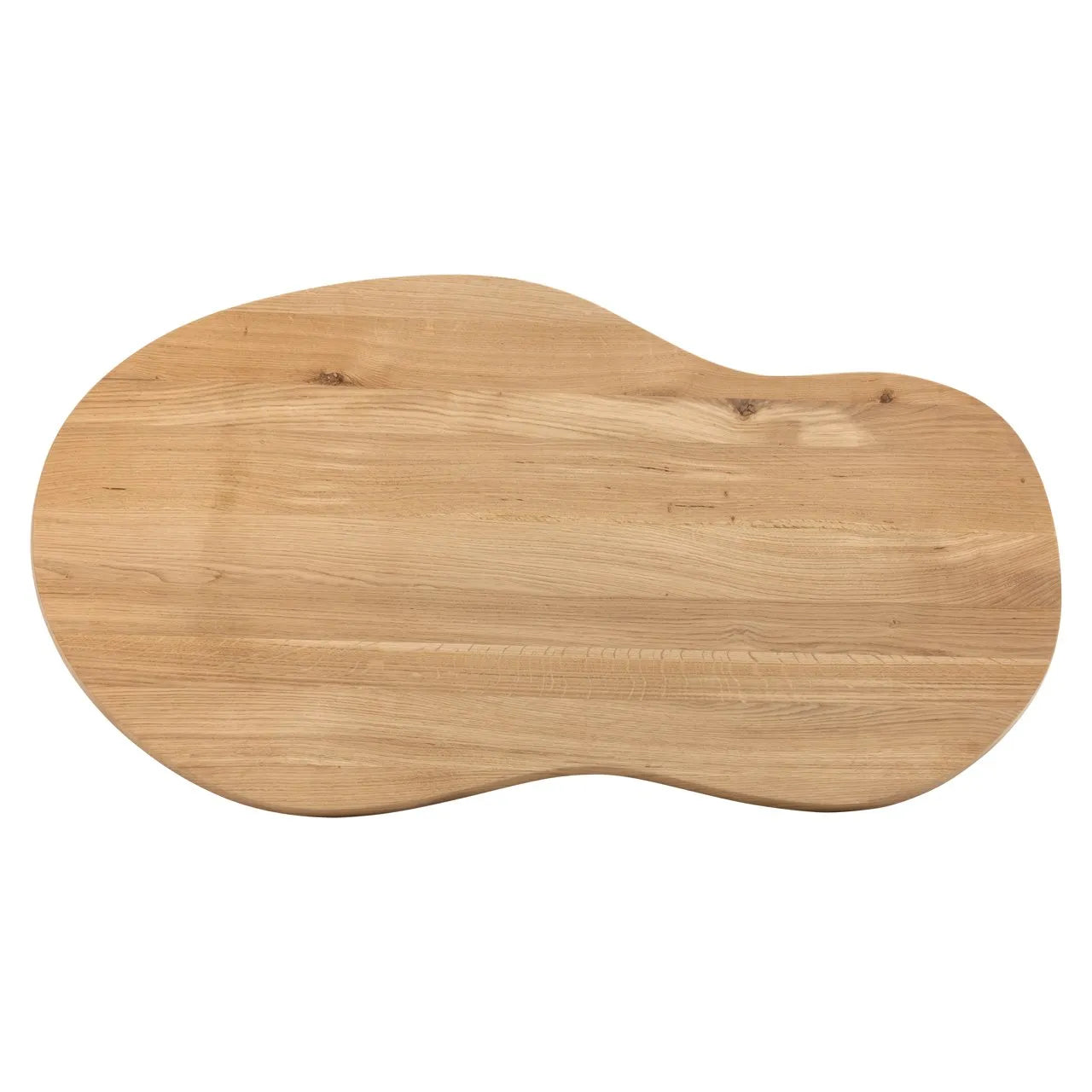 Richmond Interiors Riva Carved Natural Oak Wood Abstract Coffee Table
