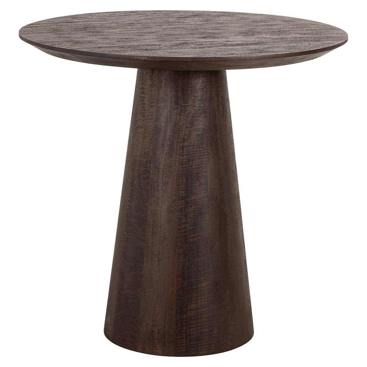 Bistro table Willow 80Ø (Dark brown)