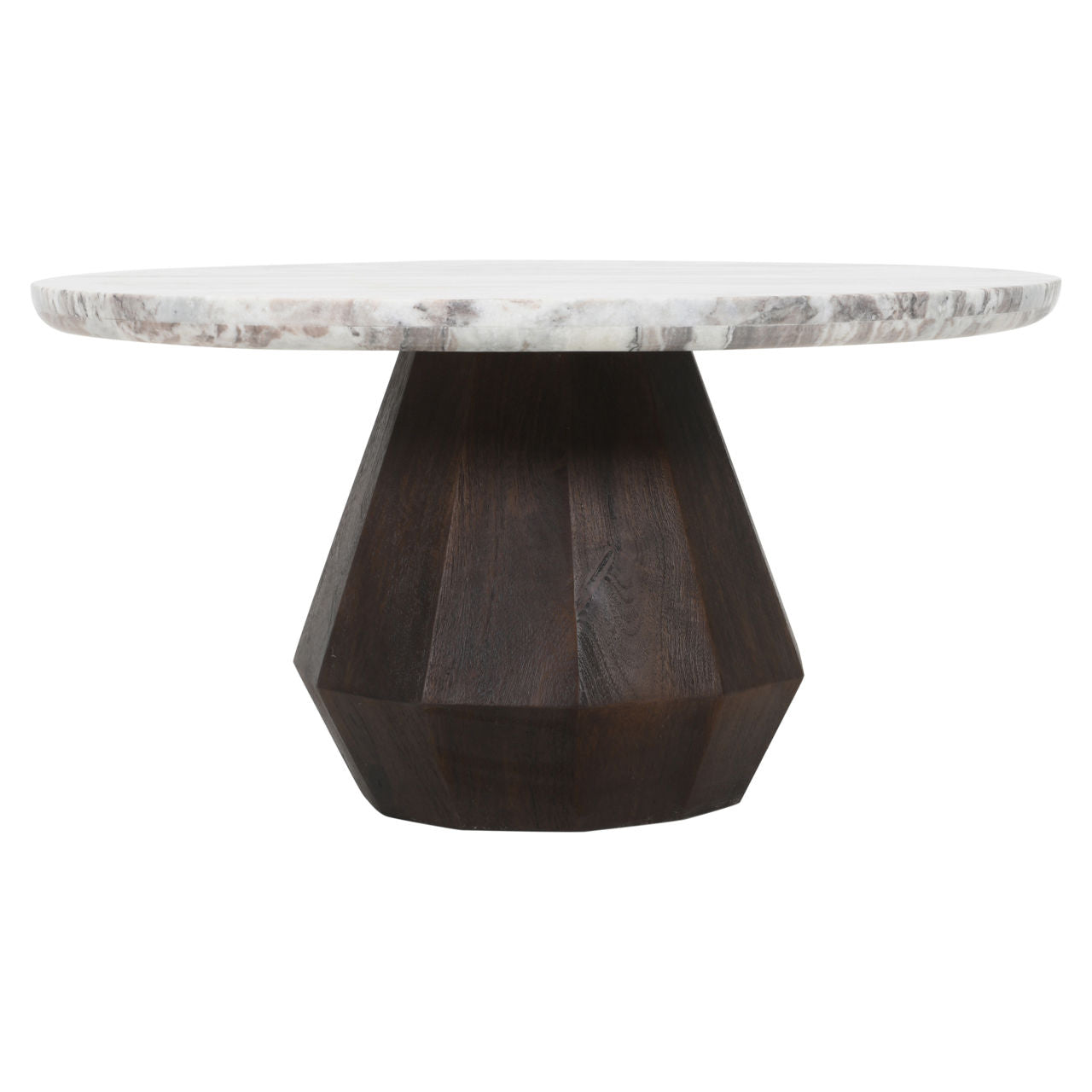 Coffee table Oberoy brown 80Ø