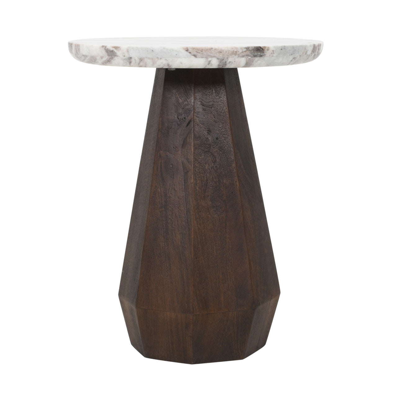 End table Oberoy brown 45Ø
