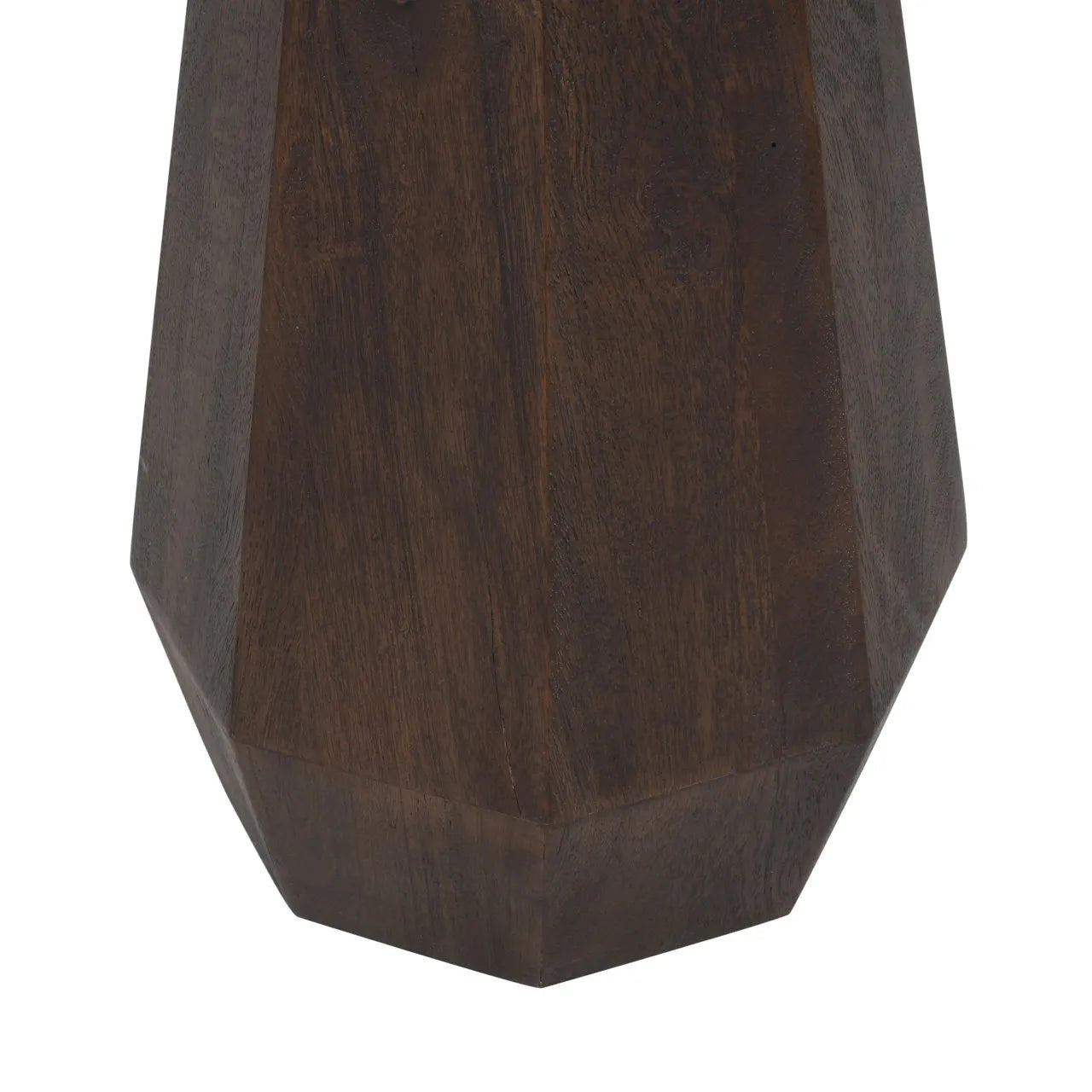 Richmond Interiors Oberoy Brown Marble Round Side Table