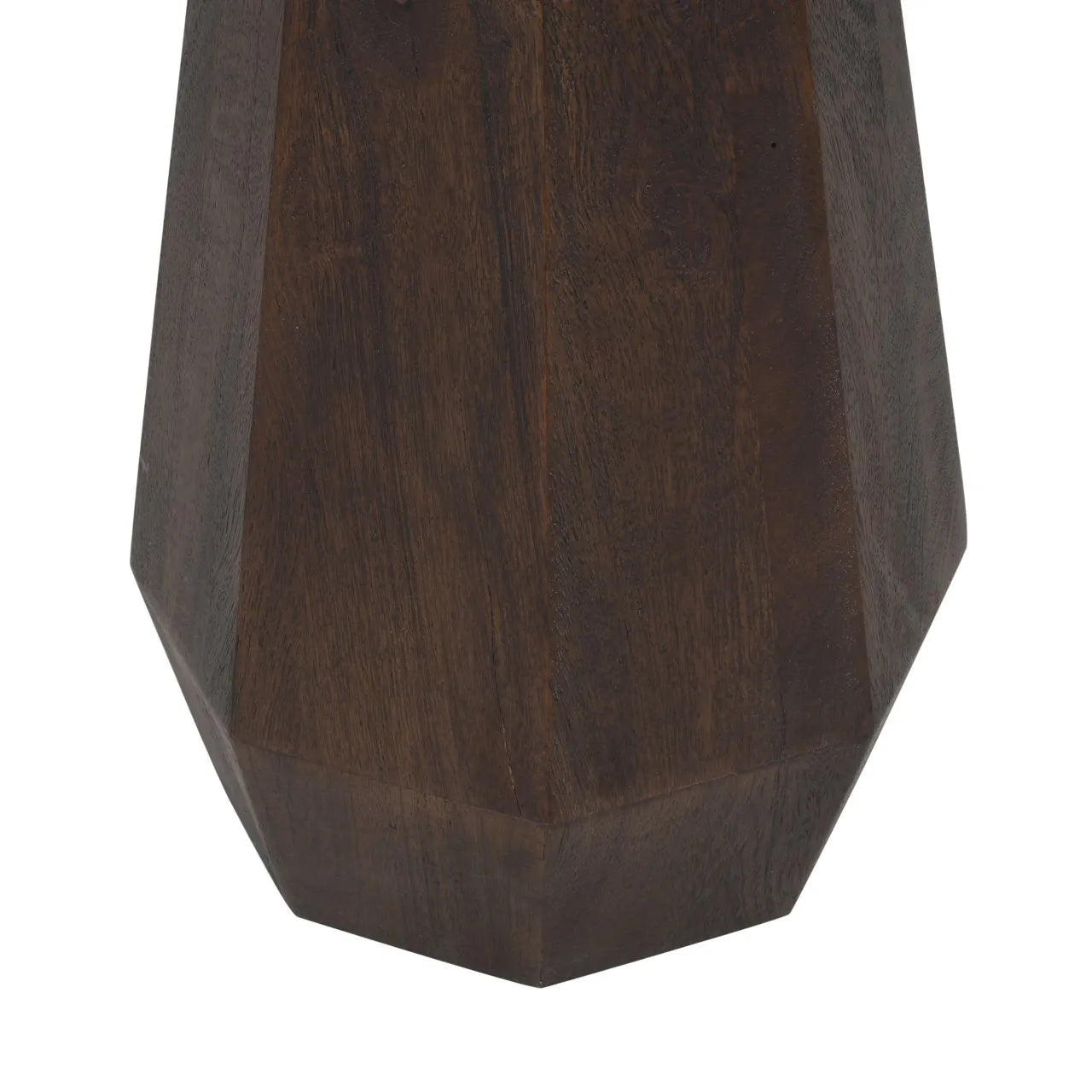 Richmond Interiors Oberoy Brown Marble Round Side Table