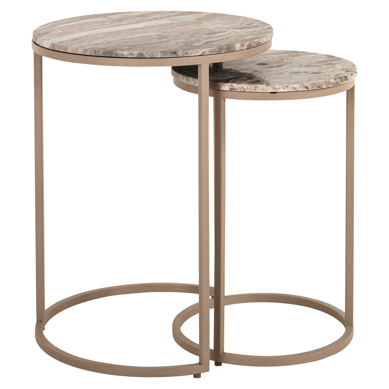 End table Fairfax stone (Set of 2)