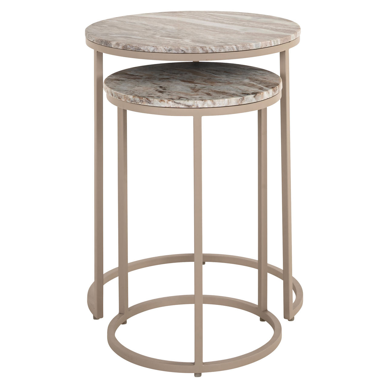 End table Fairfax stone (Set of 2)