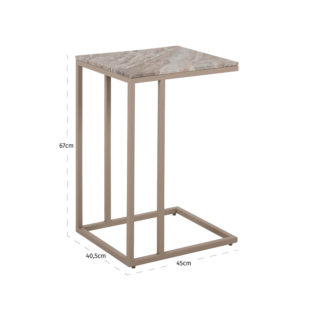 Sofa table Fairfax stone