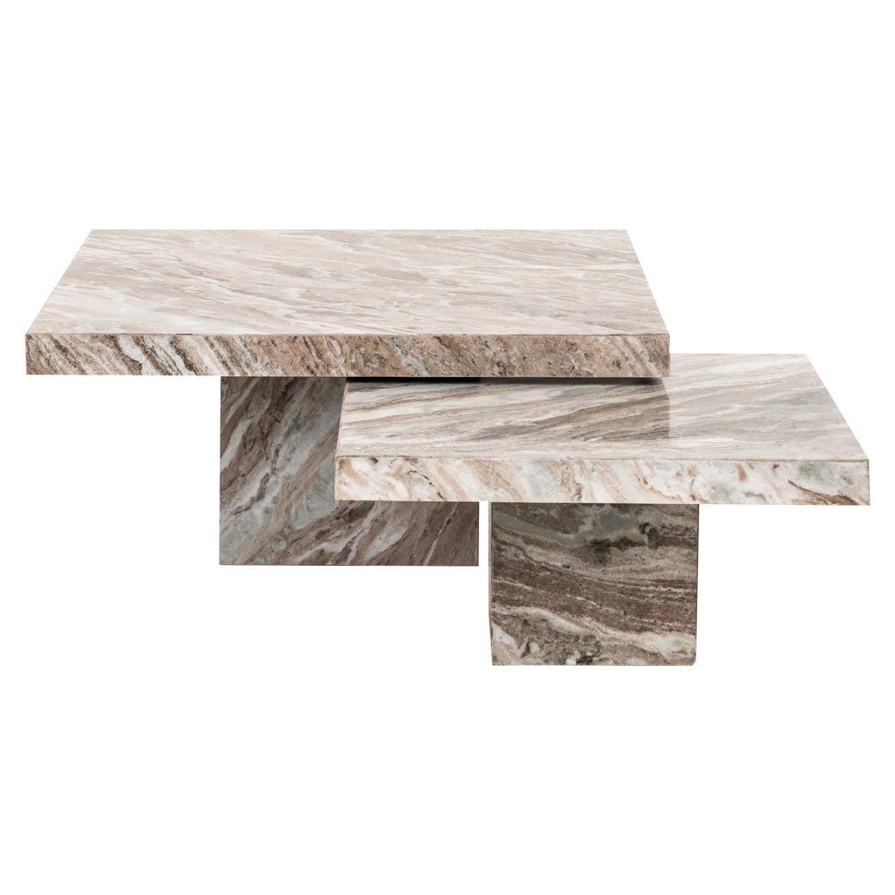 Coffee table Rashford stone (Set of 2)
