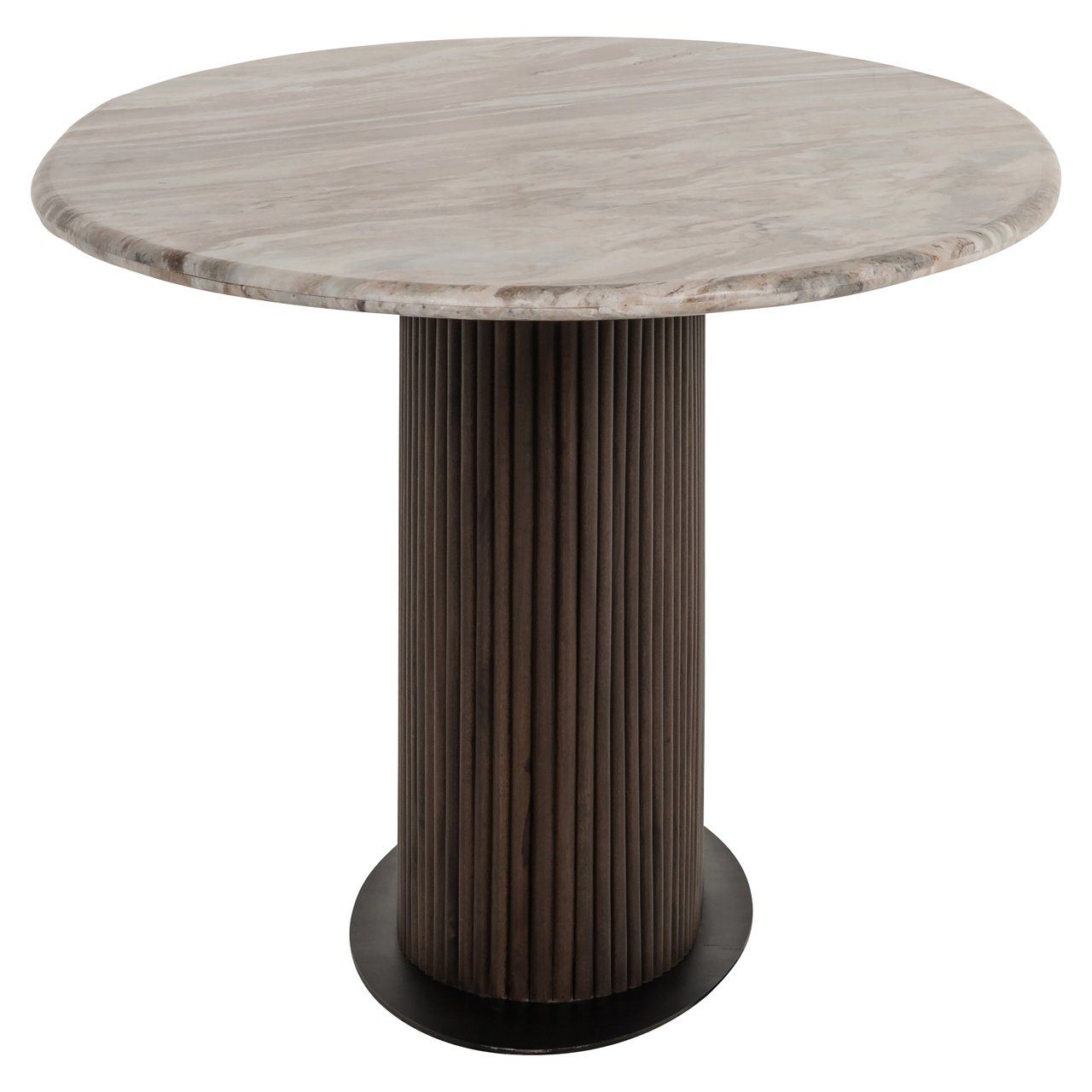 Dining table Rasford dark brown oval 200