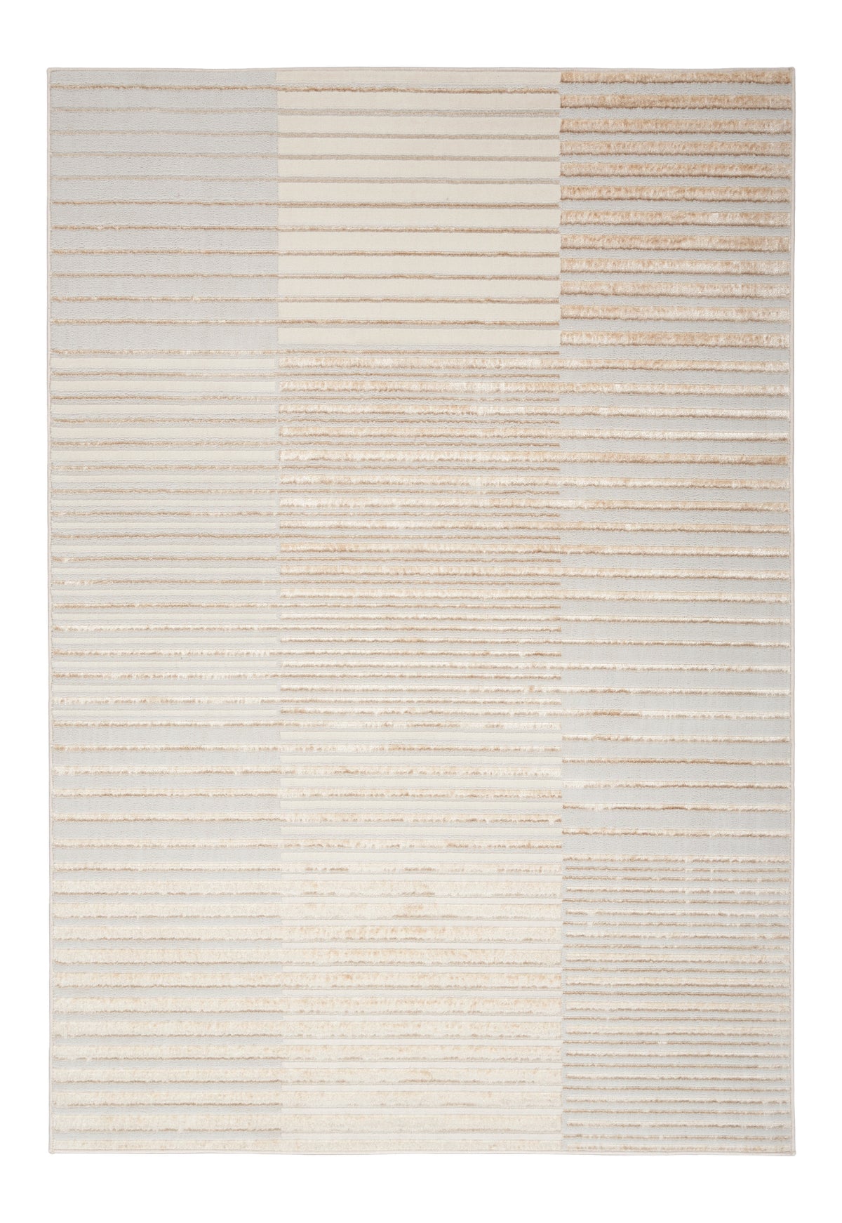 Nourison Brushstrokes BSK04 Beige/Silver Large Rectangle Rug