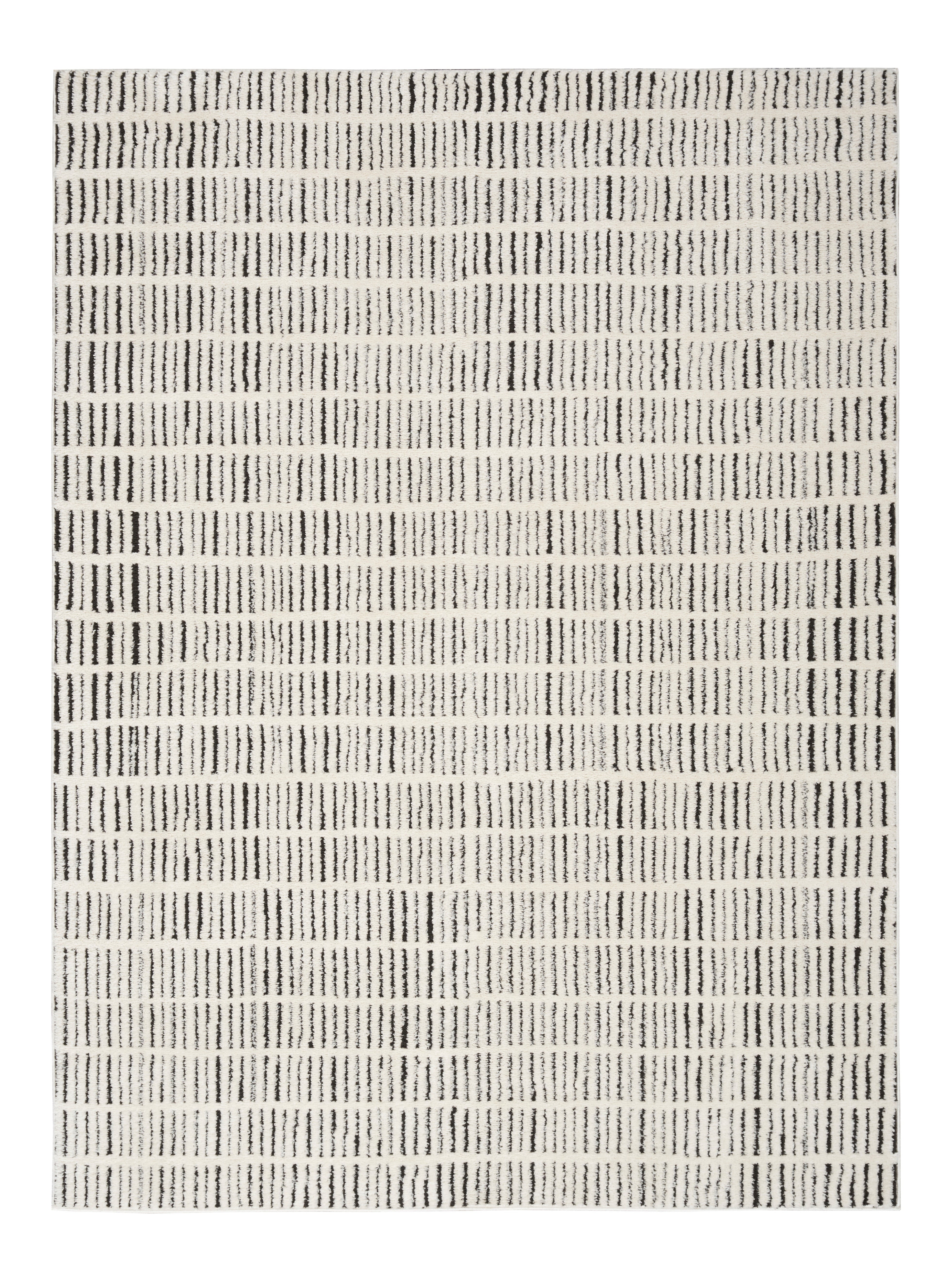 Nourison Modern Comfort MNC03 Ivory/Black Large Rectangle Rug