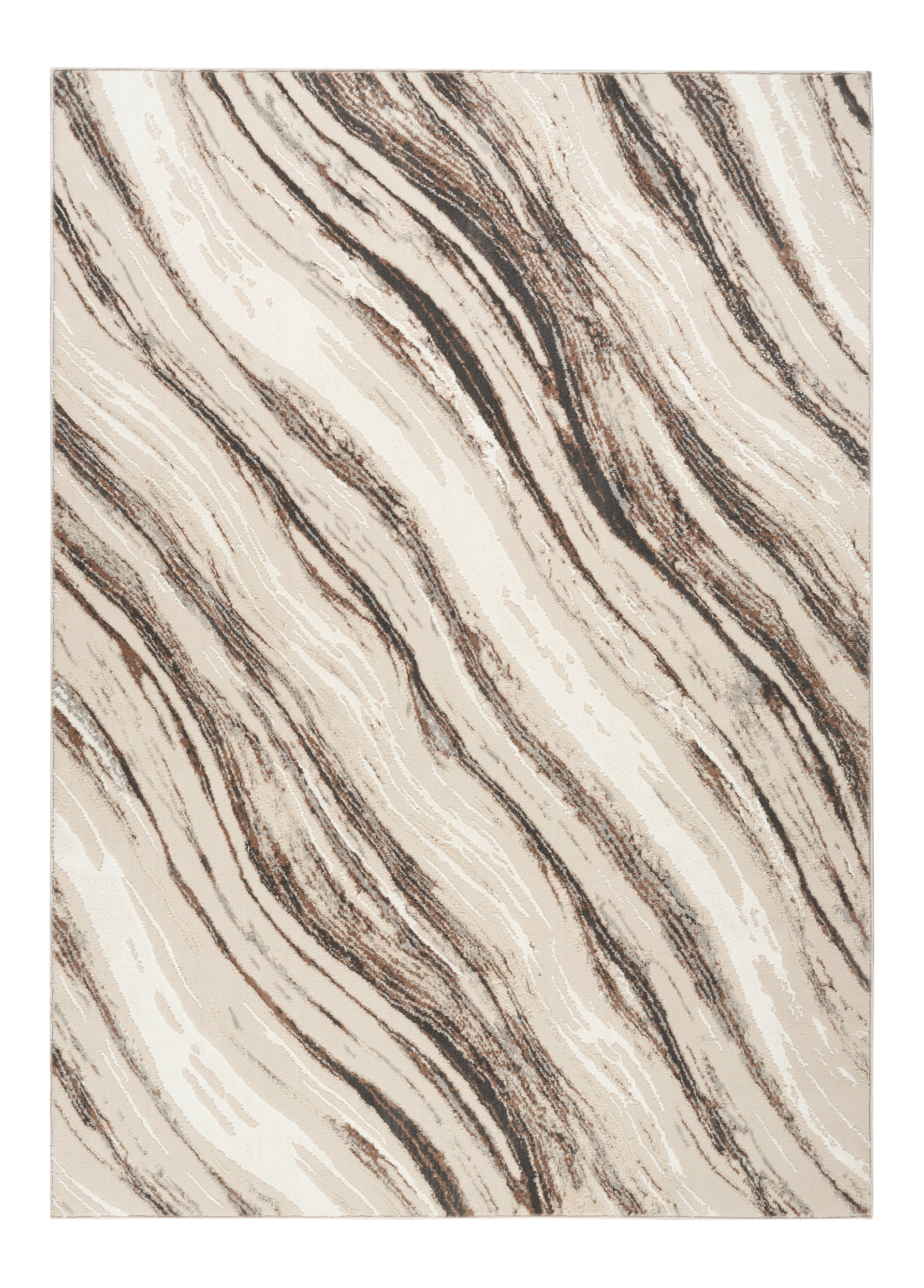 Nourison Sustainable Trends SUT05 Beige/Grey Large Rectangle Rug