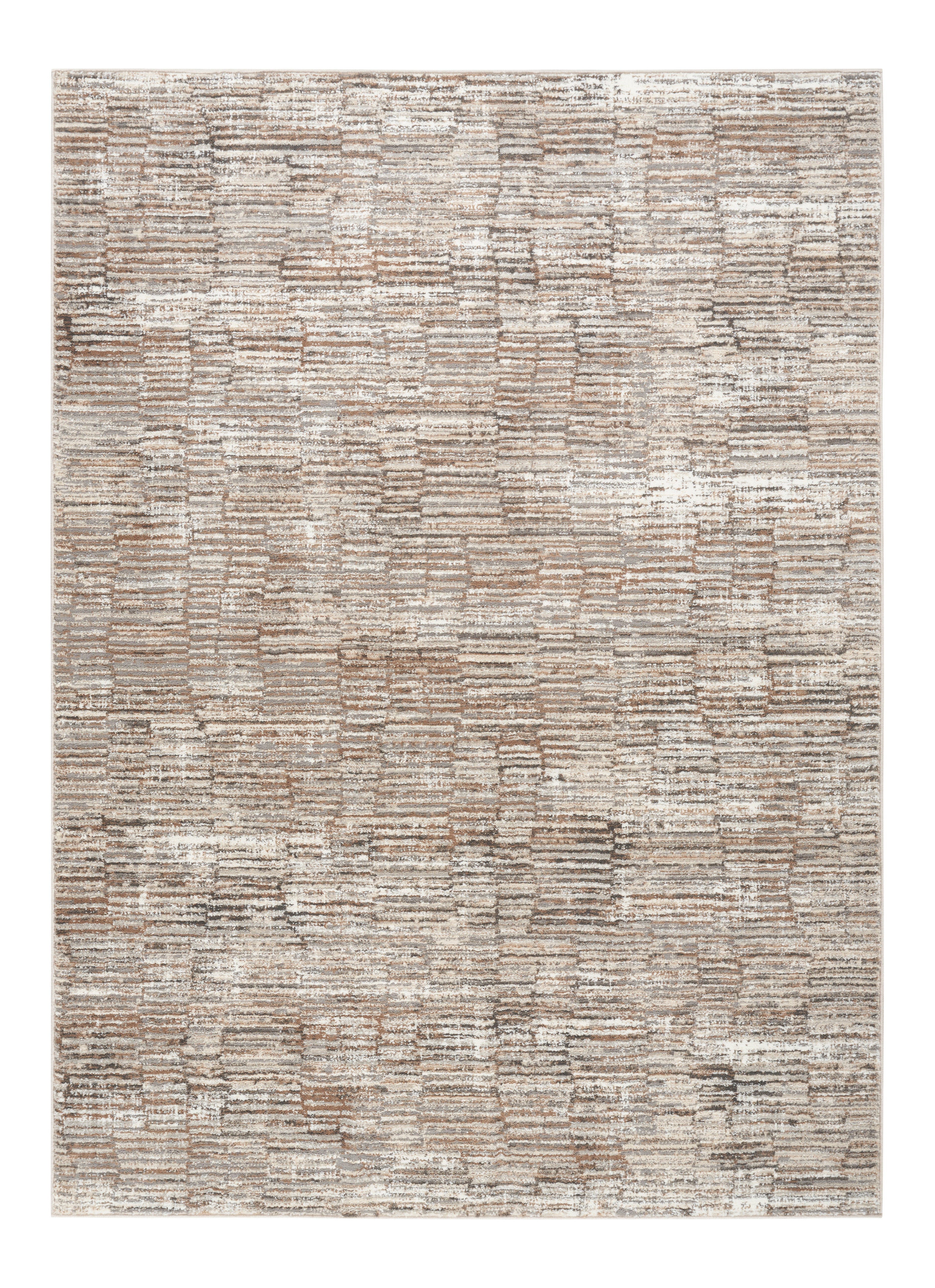 Nourison Sustainable Trends SUT06 Ivory/Mocha Brown Large Rectangle Rug