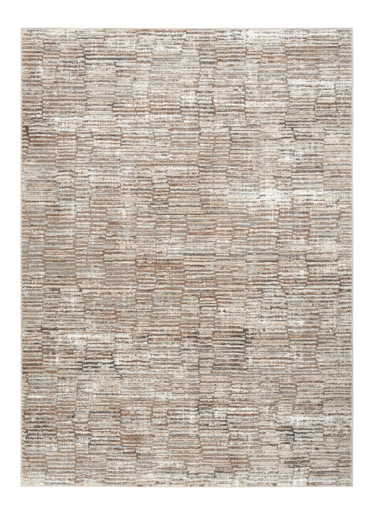 Nourison Sustainable Trends SUT06 Ivory/Mocha Brown Large Rectangle Rug