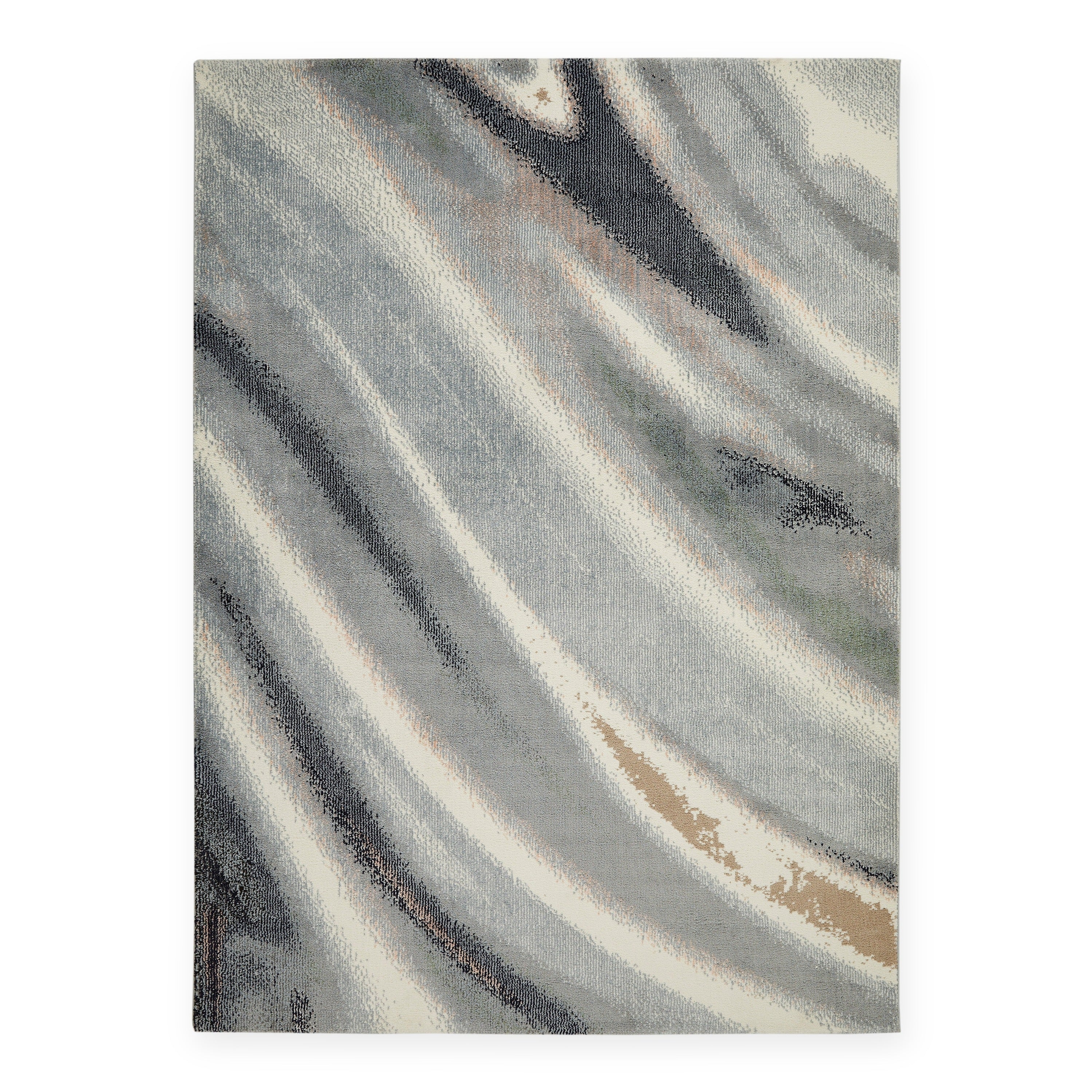 Concept Looms Amara AMA106 Ivory Grey Blue Large Rectangle Rug