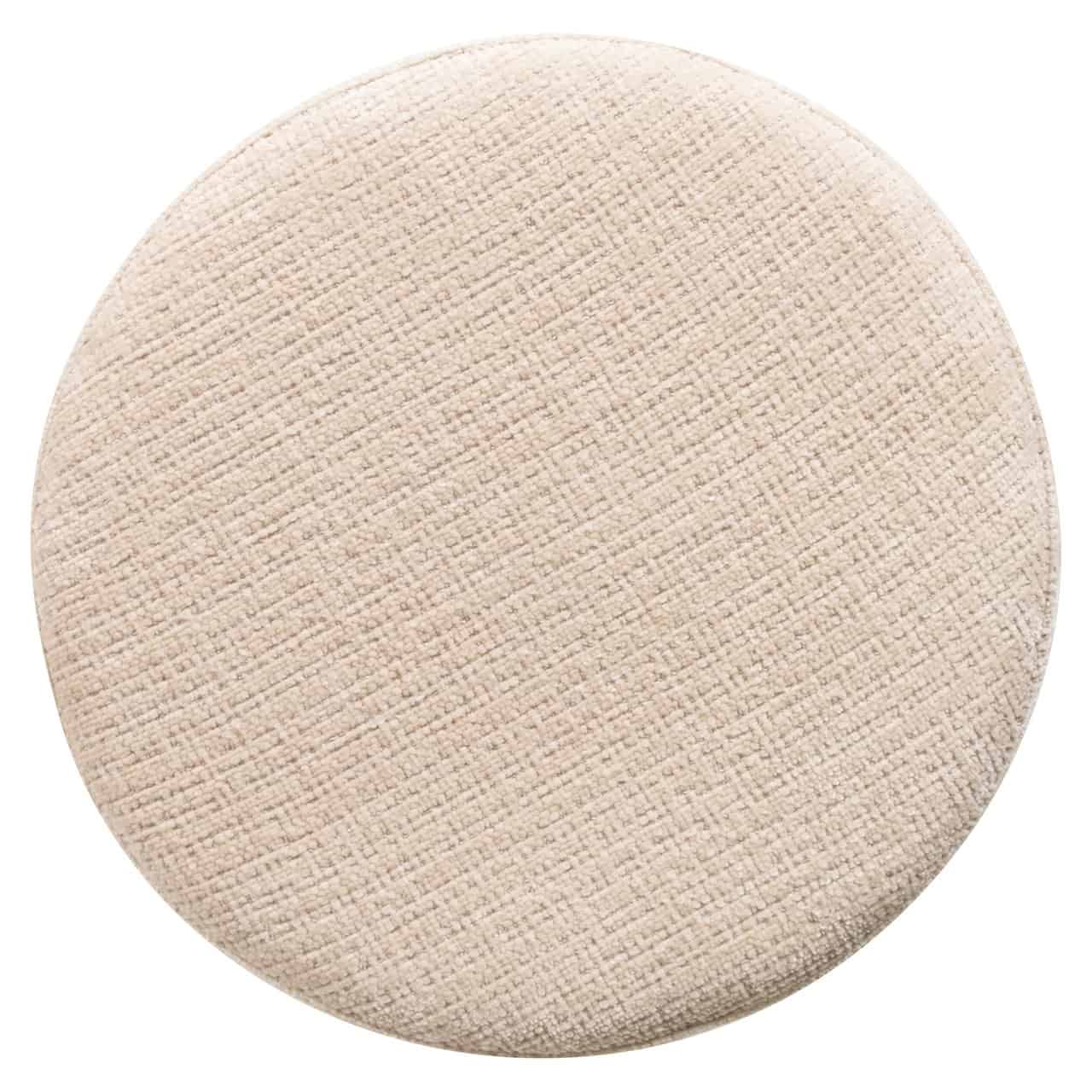 Pouffe Gallice natural beige travertine (Beige)