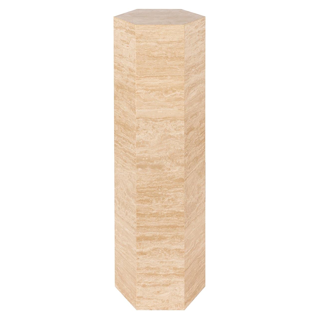 Column Vespin natural beige travertine (Beige)