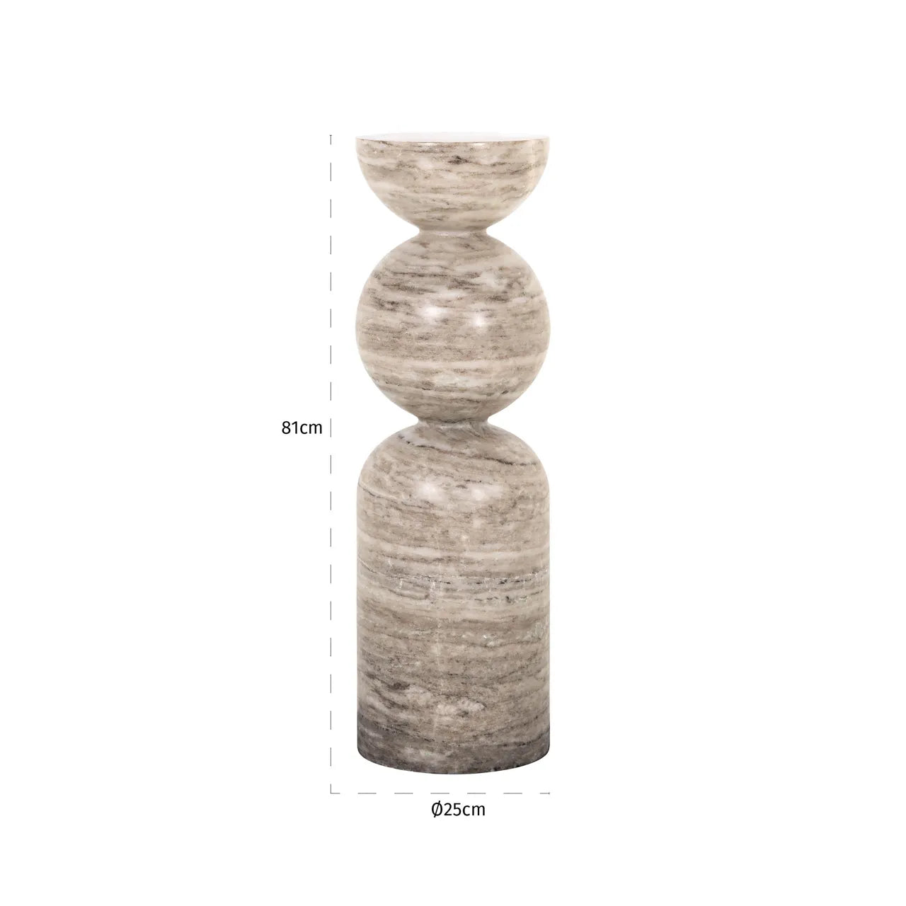 Richmond Interiors Lewis Sand Morchana Marble Decorative Column
