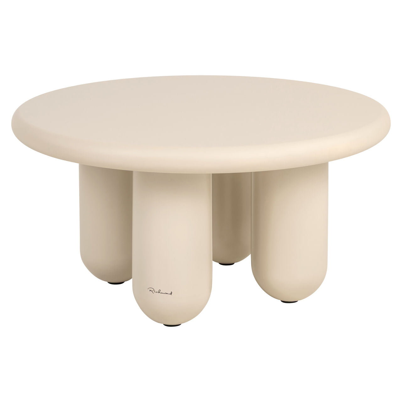 Coffee table Calma beige 80Ø