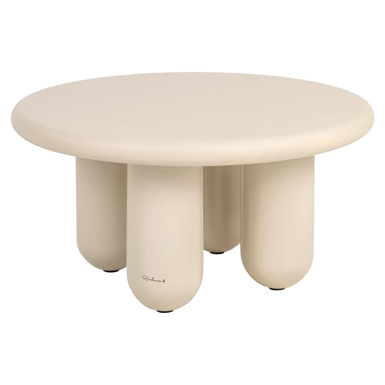 Richmond Interiors Calma Beige Round Coffee Table 80cm