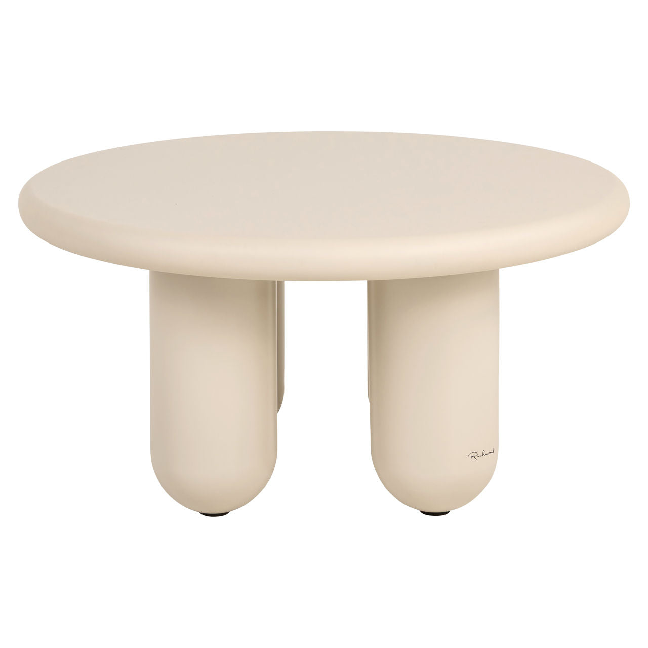 Coffee table Calma beige 80Ø
