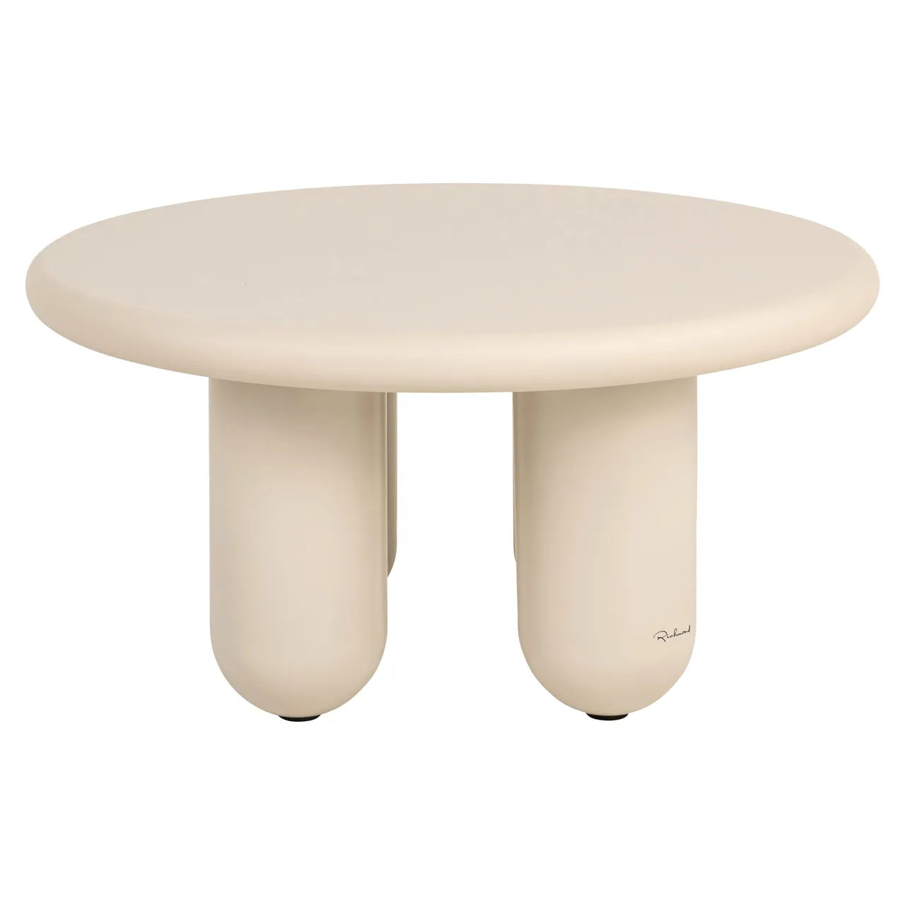 Richmond Interiors Calma Beige Round Coffee Table 80cm