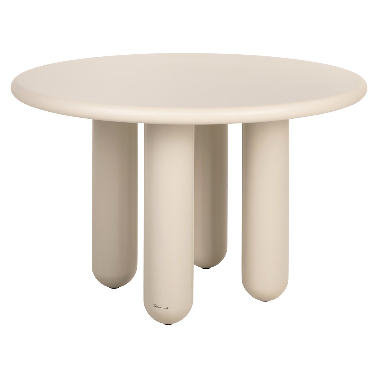Dining table Calma beige 120Ø