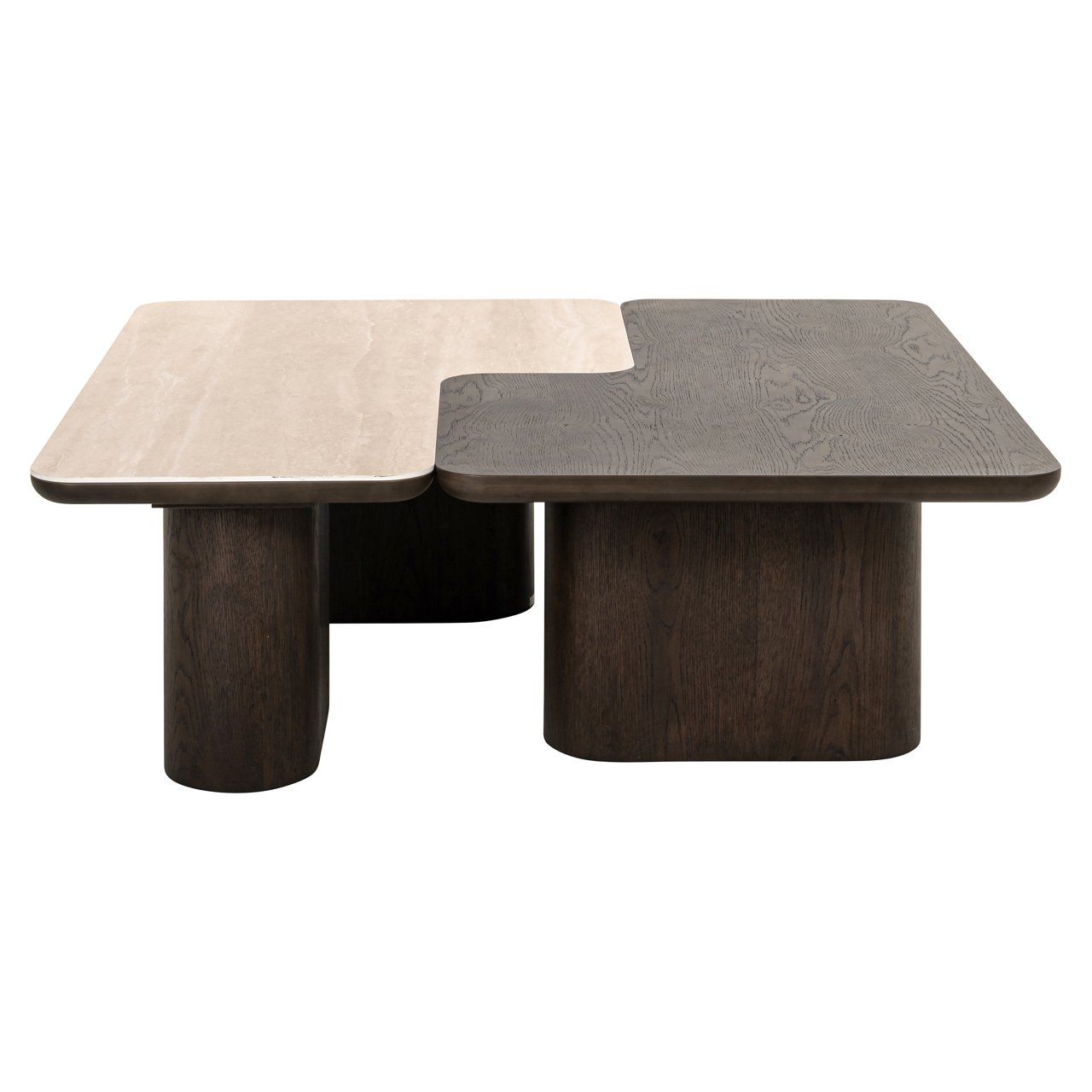 Coffee table Nando brown (Set of 2)