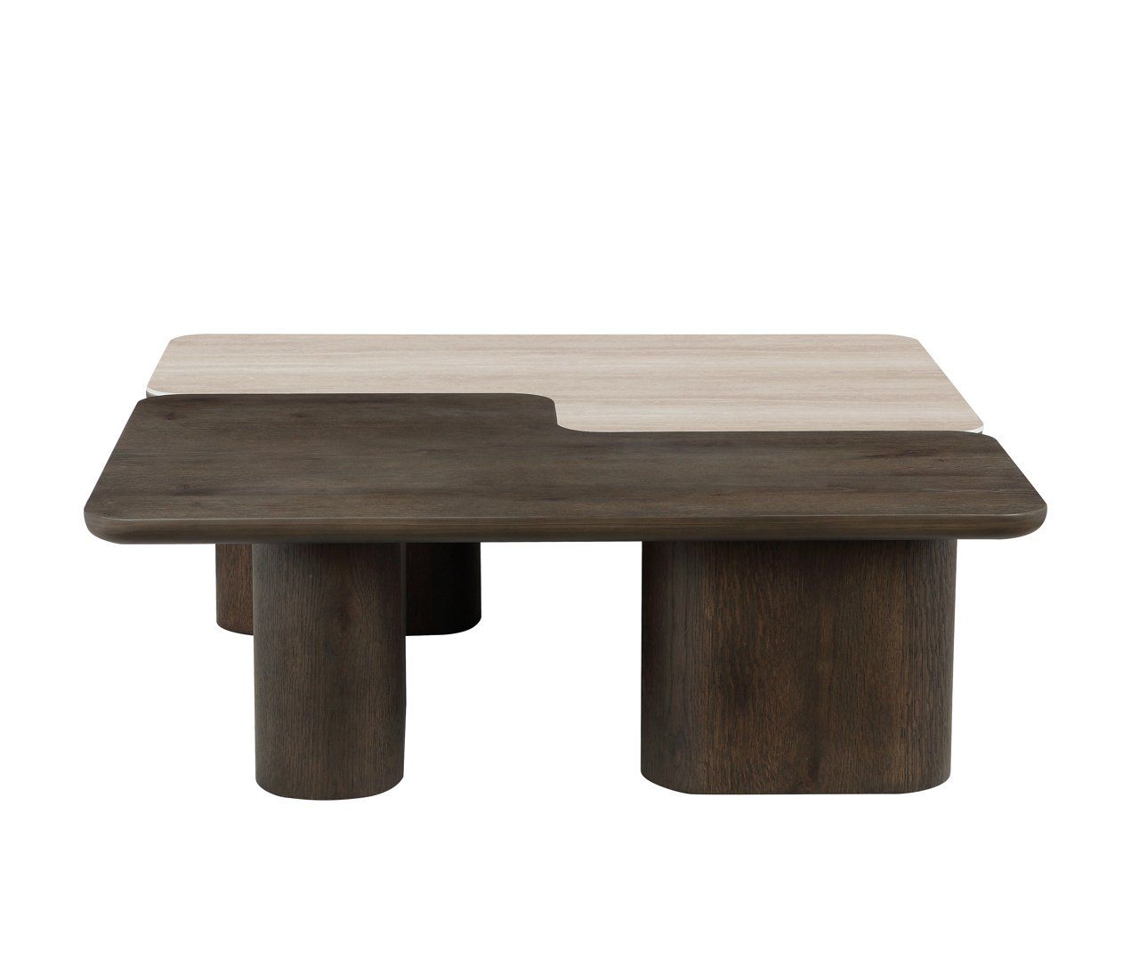 Coffee table Nando brown (Set of 2)