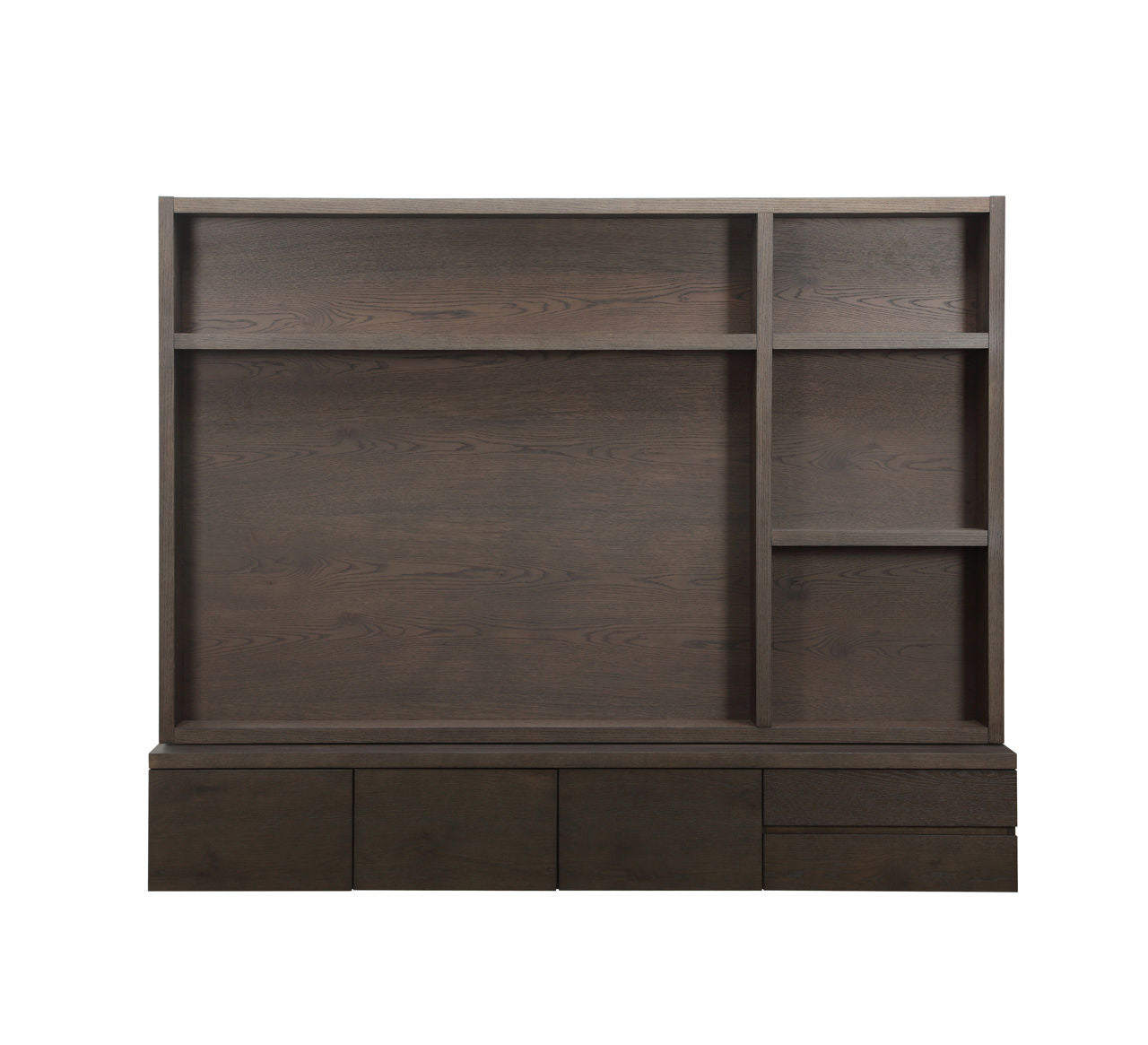 TV cabinet Lachance brown  3-doors 2-drawers