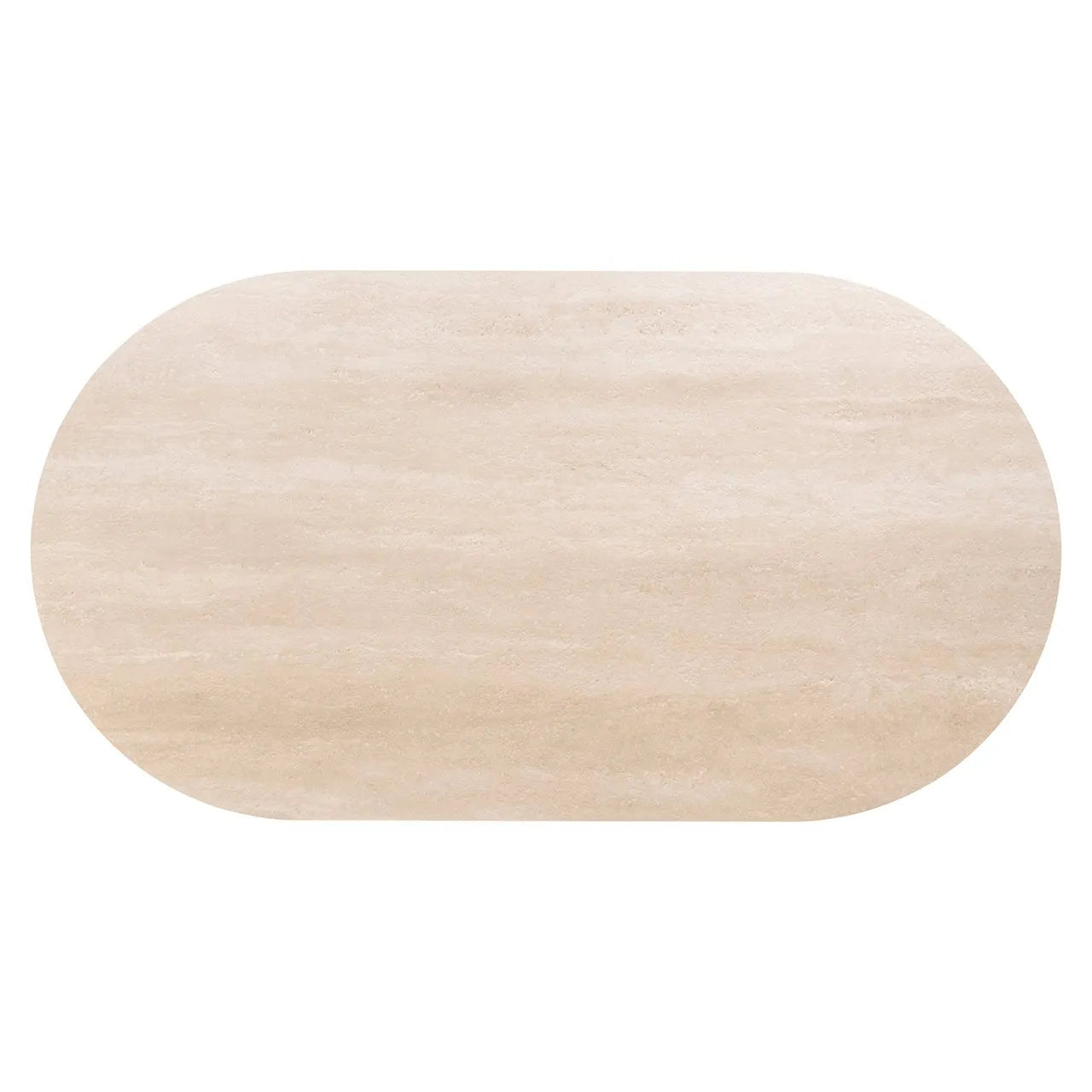 Richmond Interiors Ritz Brown Oak Wood & Travertine Bar Table