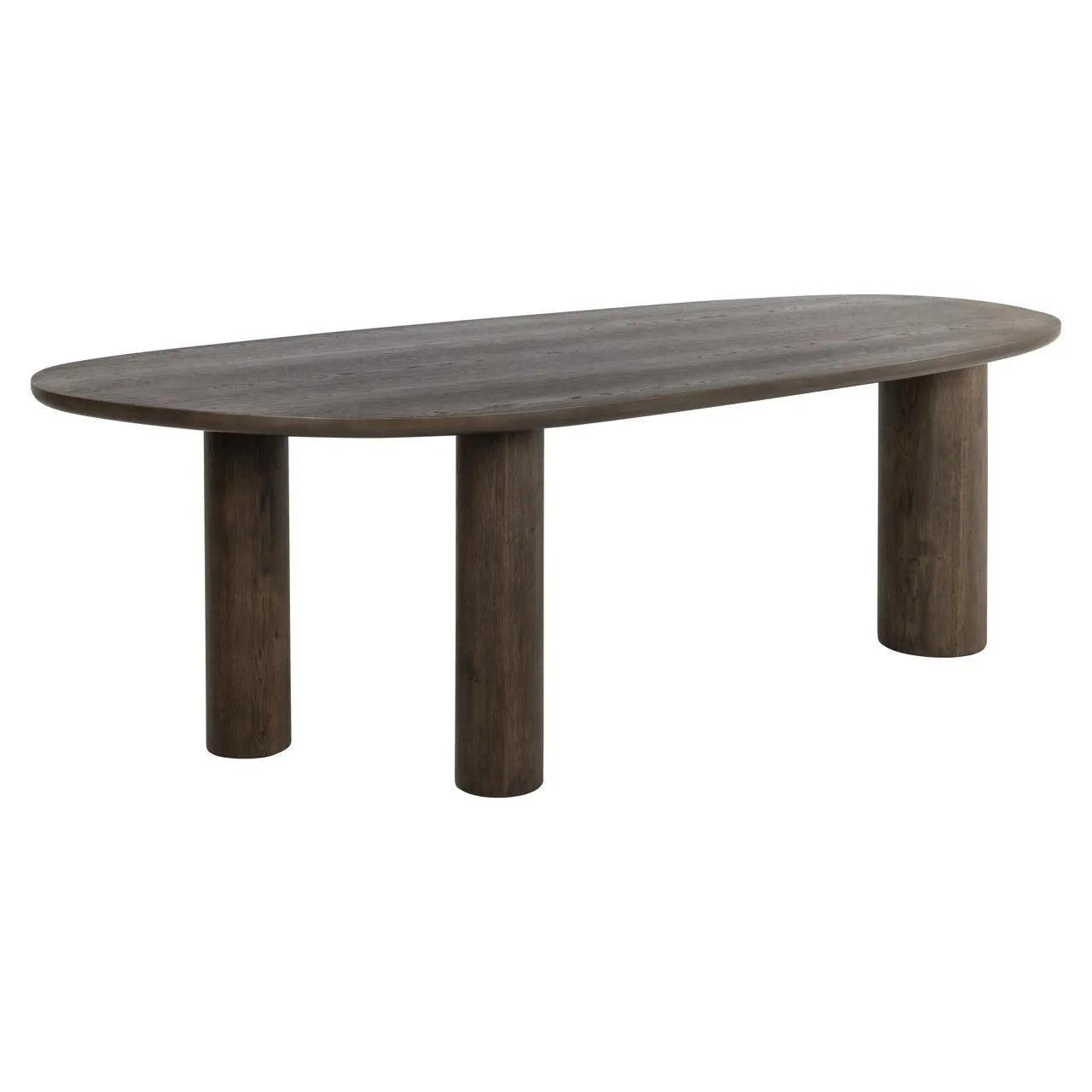 Richmond Interiors Ellington Brown Oak Wood Dining Table 230cm