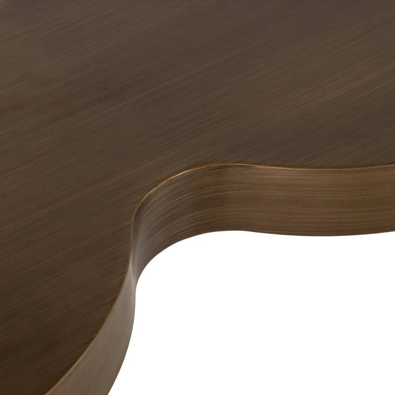 Richmond Interiors Bubba Brushed Gold Console Table