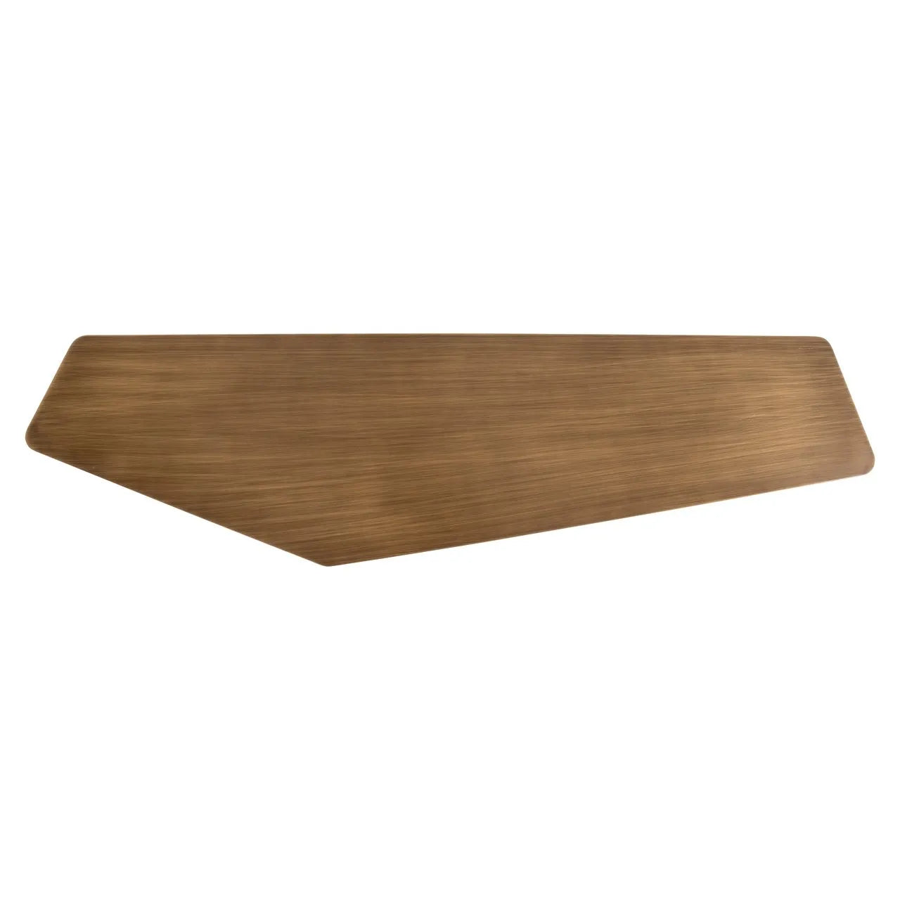 Richmond Interiors Hexa Brushed Gold Console Table
