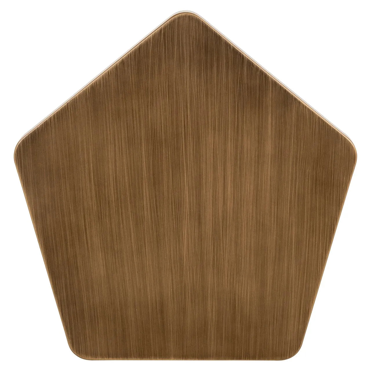 Richmond Interiors Hexa Brushed Gold Side Table