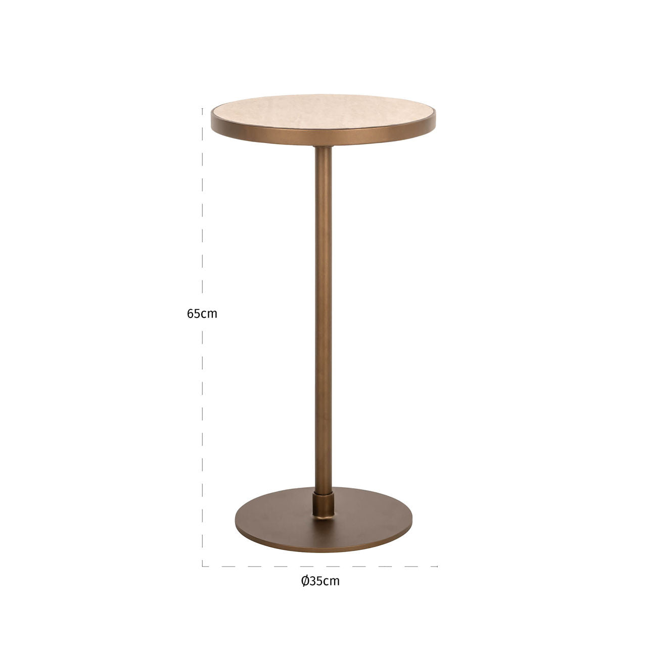End table Selly beige