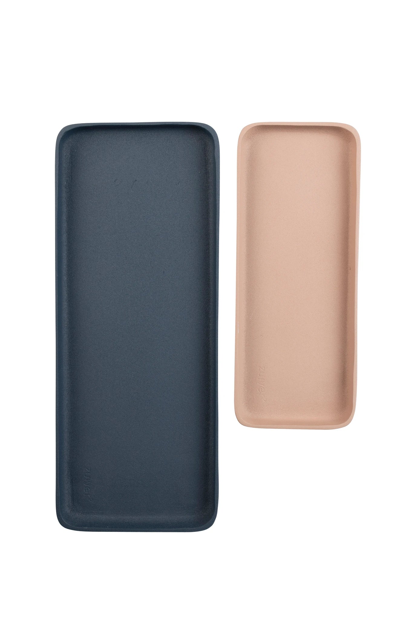 Zuiver Set of 2 Rebel Blue & Pink Aluminium Trays