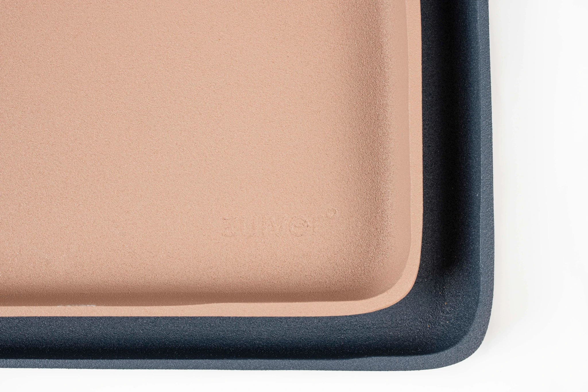 Zuiver Set of 2 Rebel Blue & Pink Aluminium Trays