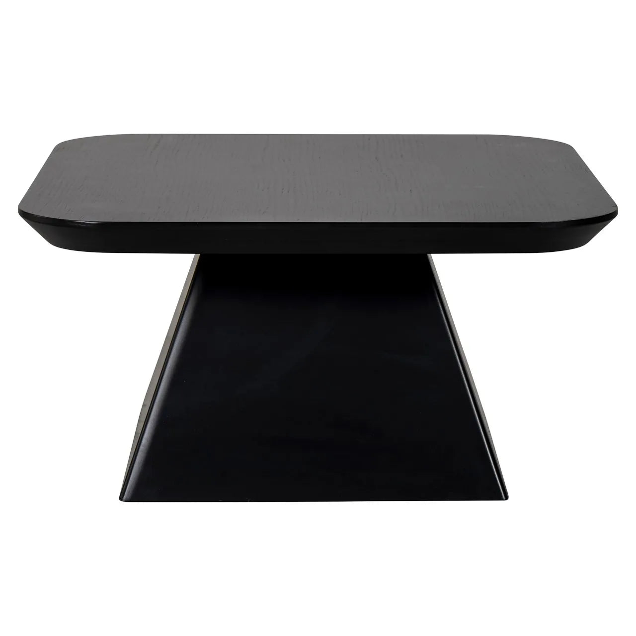 Richmond Interiors Bonvoy Black Oak Wood Square Coffee Table