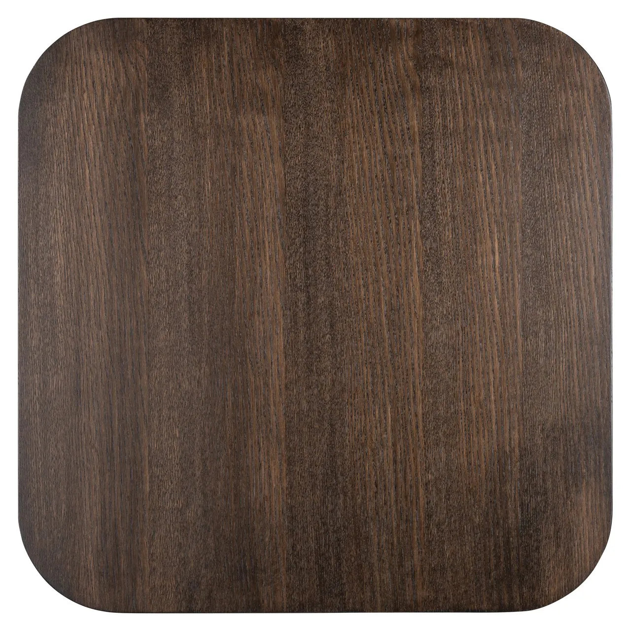 Richmond Interiors Bonvoy Black & Walnut Brown Oak Wood Square Coffee Table