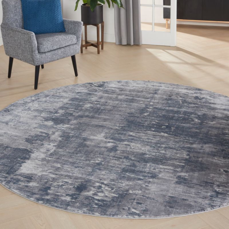 Nourison Rustic Textures RUS05 Dark Grey Large Rug