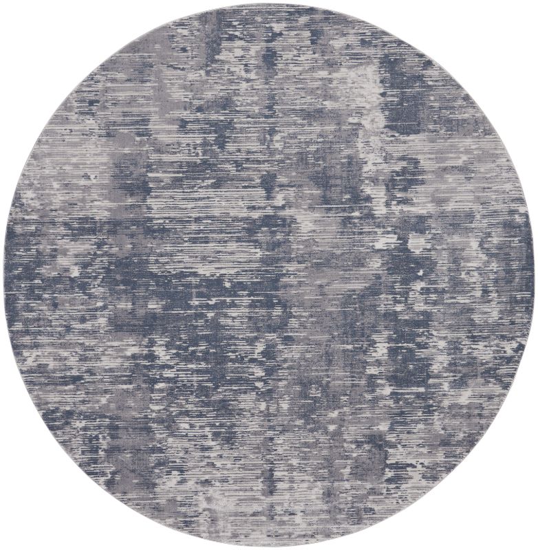 Nourison Rustic Textures RUS05 Dark Grey Large Rug