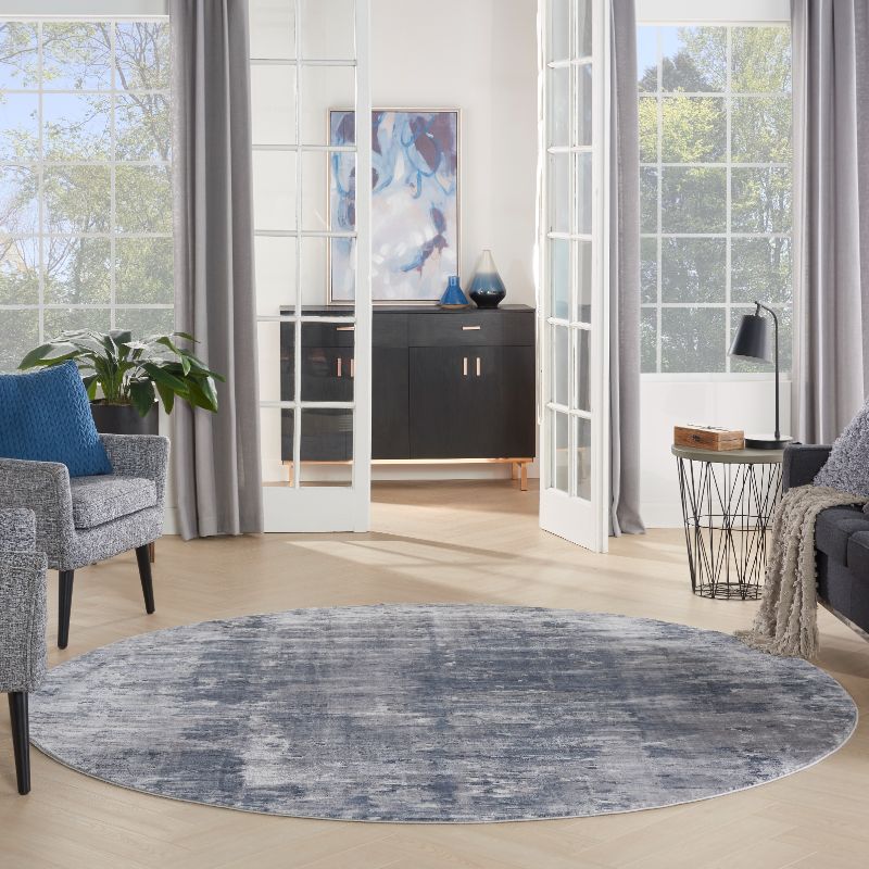 Nourison Rustic Textures RUS05 Dark Grey Large Rug