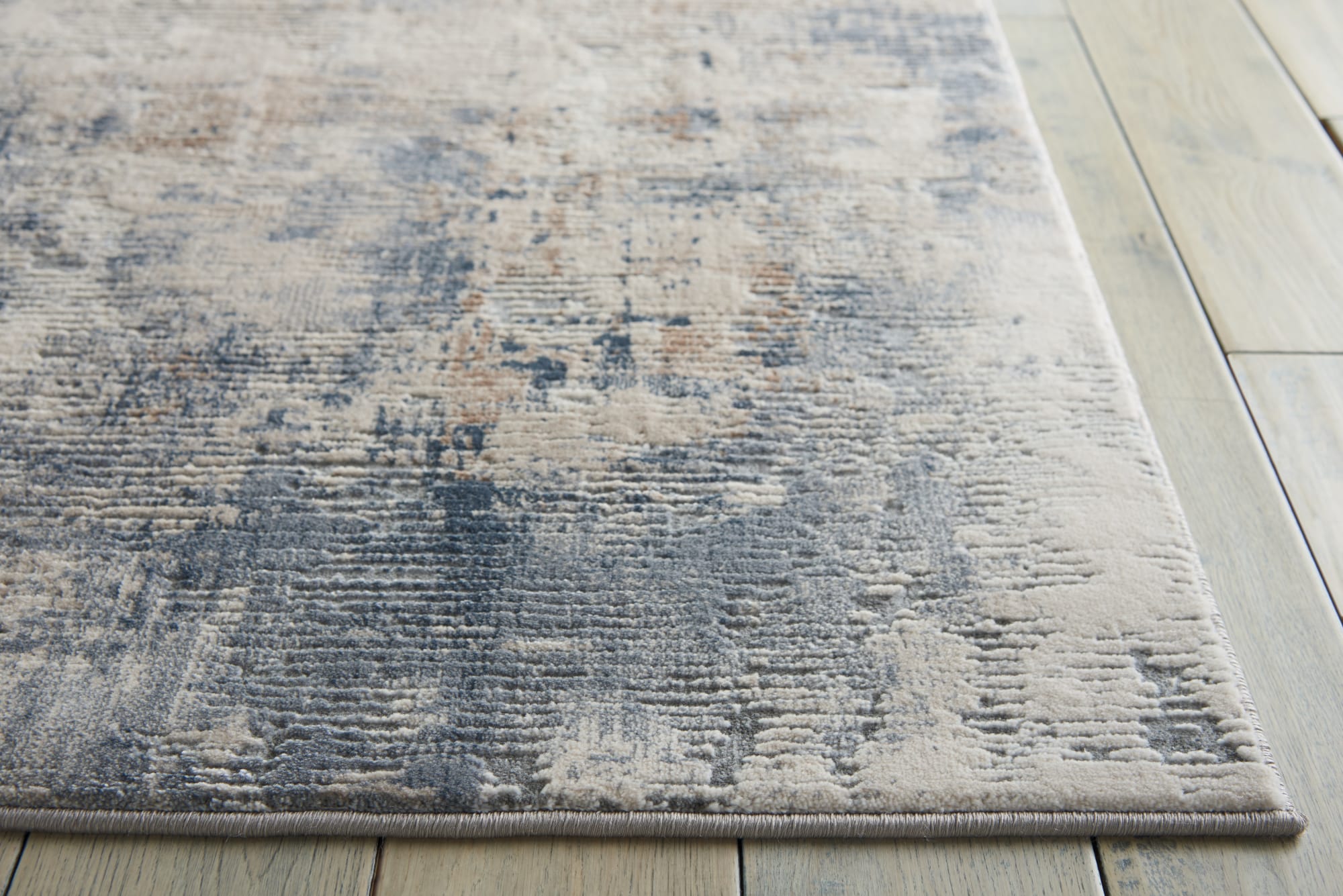Nourison Rustic Textures RUS05 Beige/Grey Large Rug