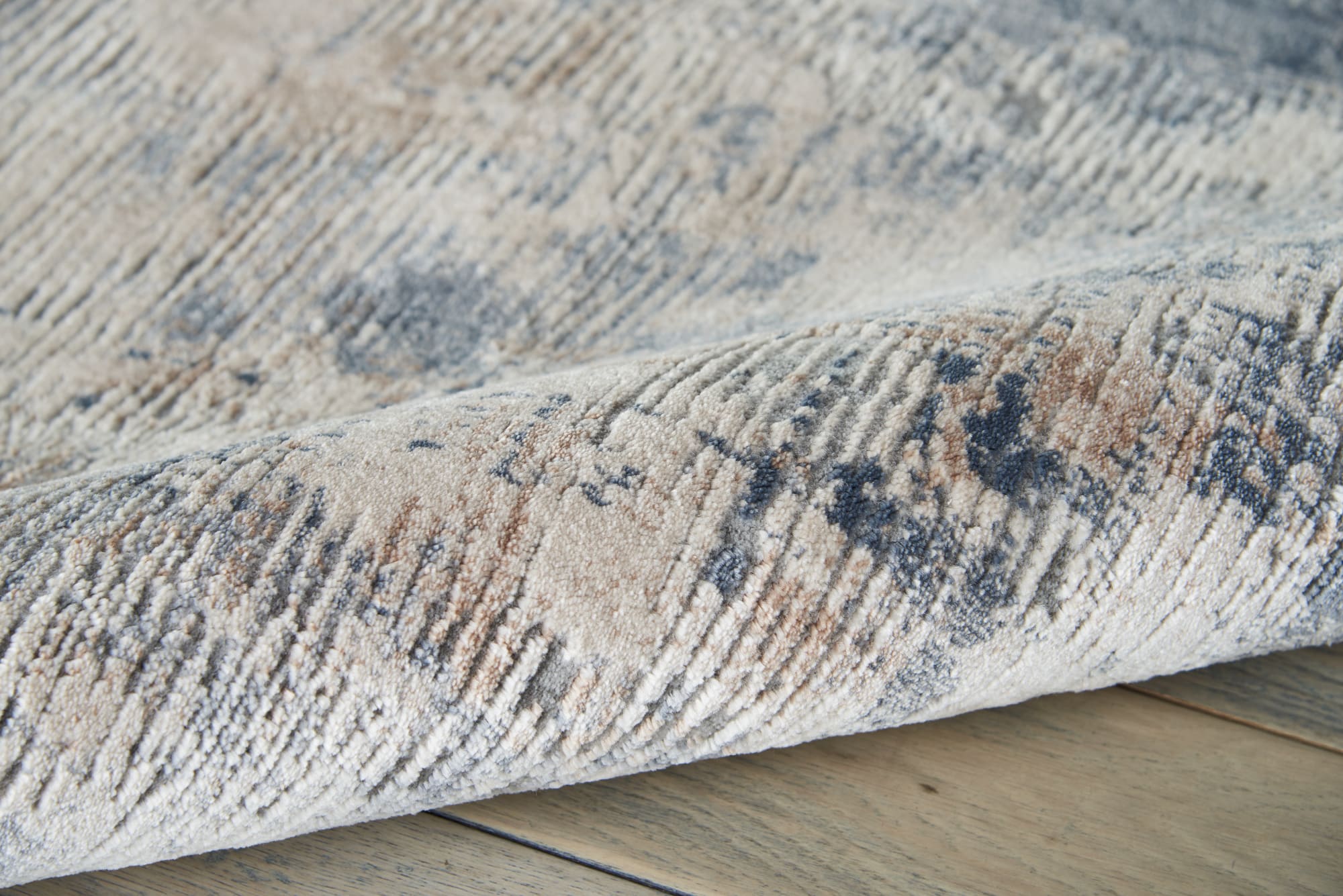 Nourison Rustic Textures RUS05 Beige/Grey Large Rug