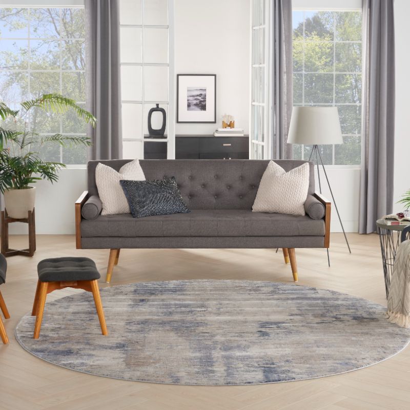 Nourison Rustic Textures RUS05 Beige/Grey Large Rug